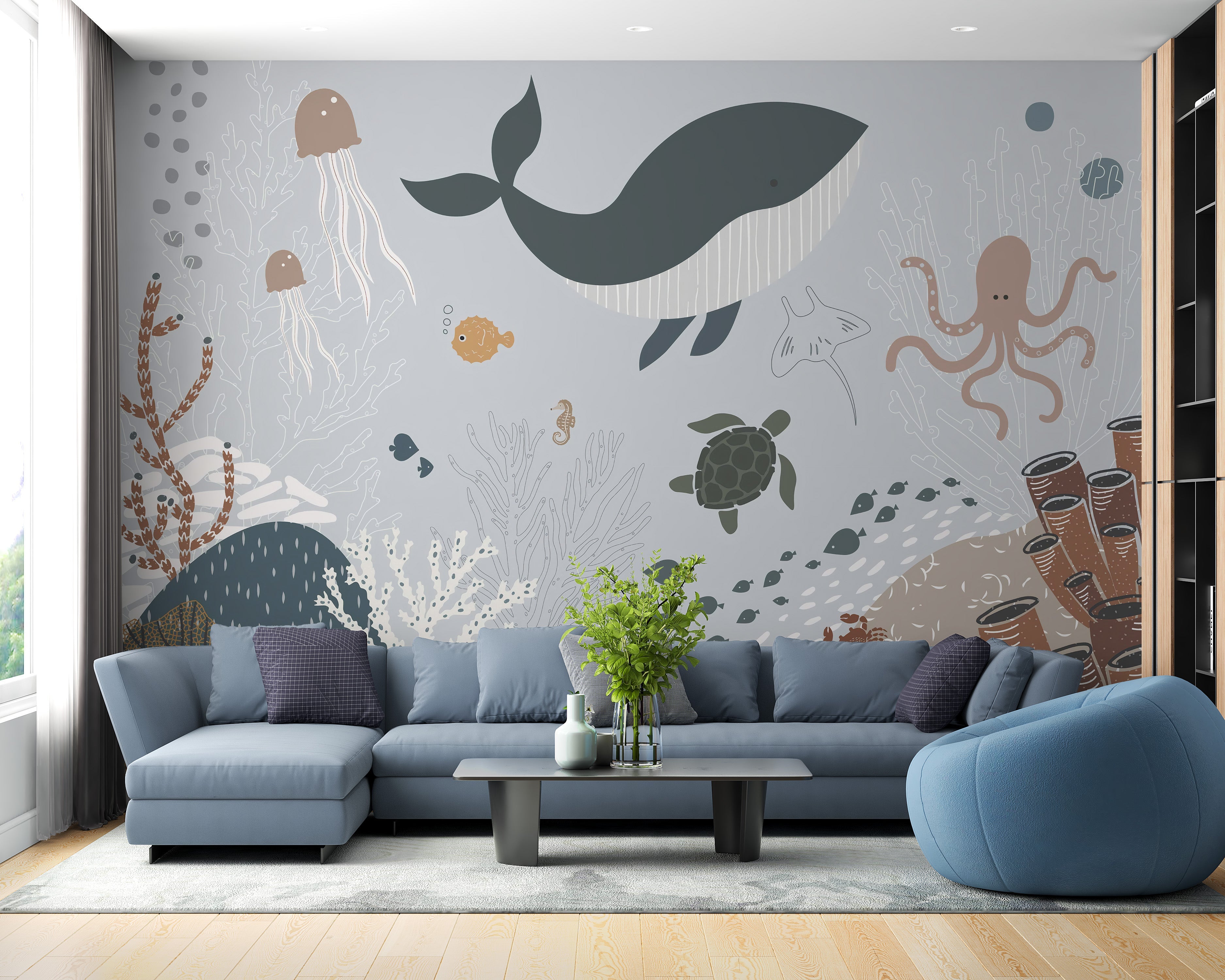 Whale Wallpaper For Walls - Giffywalls