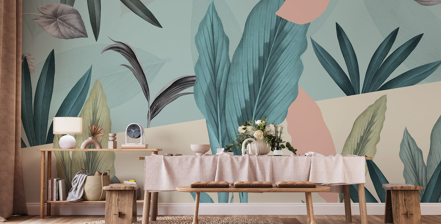 Refreshing tropical wallpaper for walls
