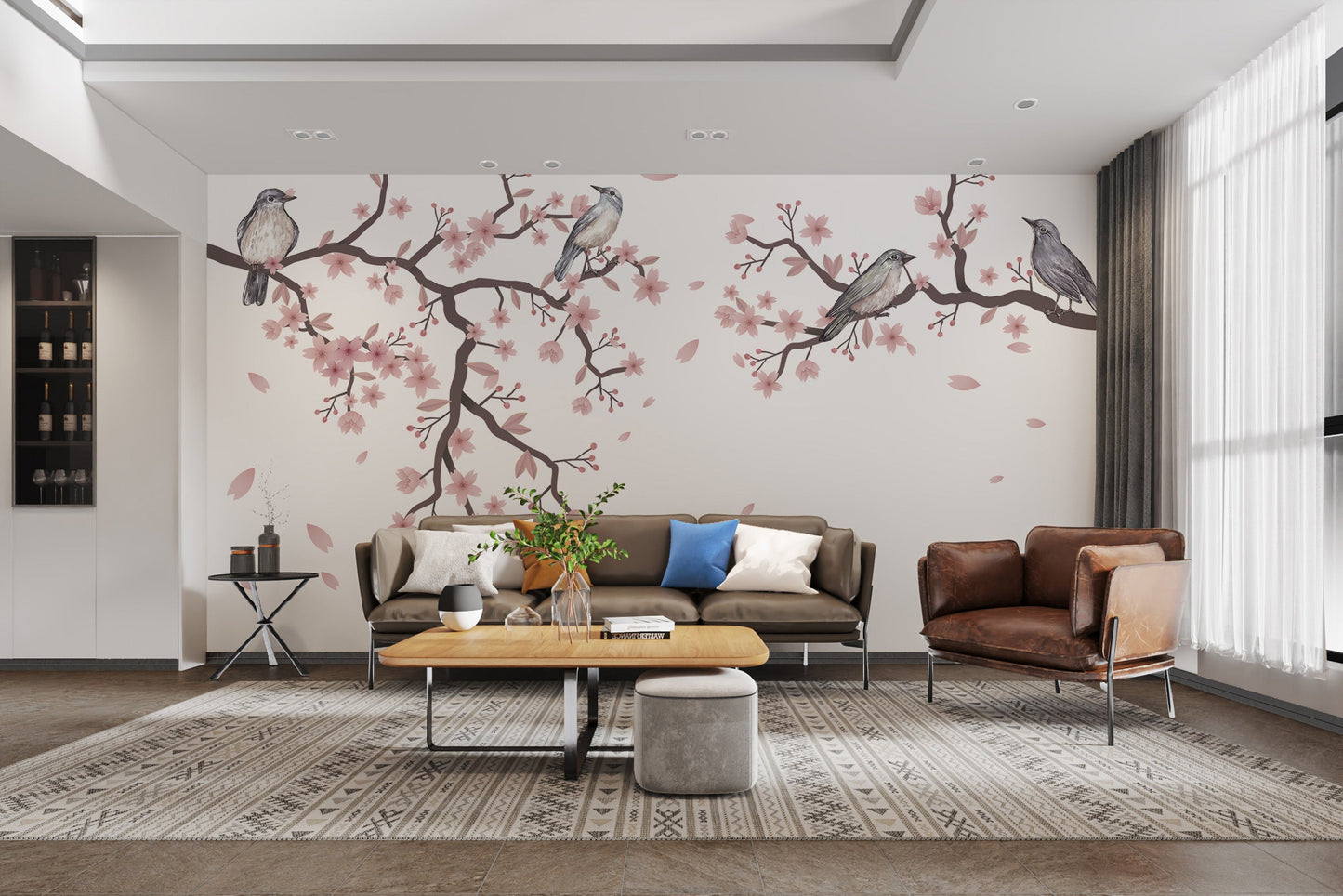 Blossom beauty: Cherry Serenade Wall Mural