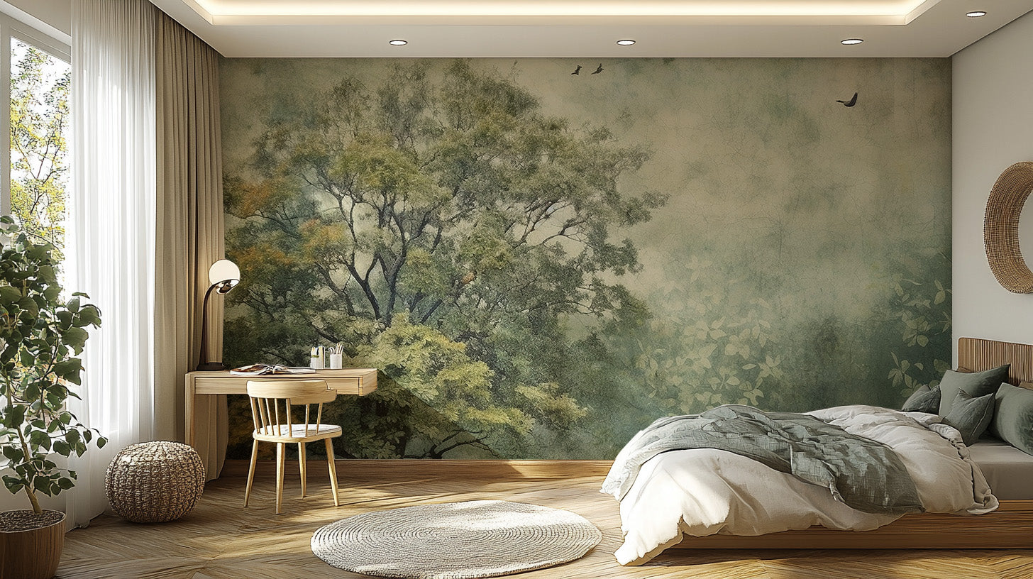 Forest Paradise Wall Mural - Giffywalls