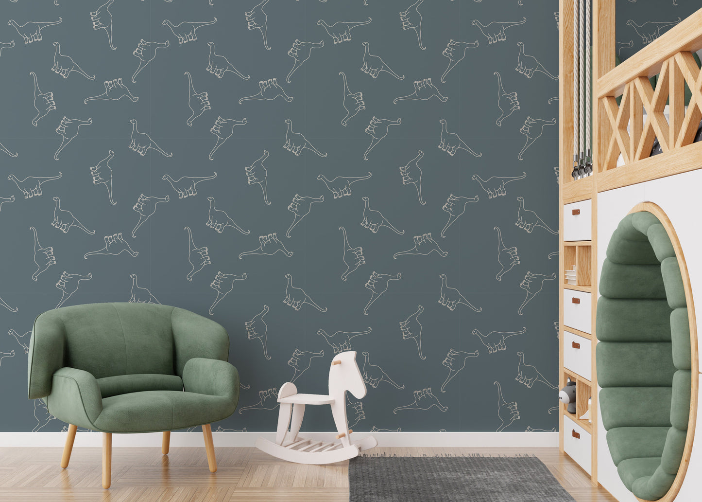 Fun dinosaur wallpaper for young explorers