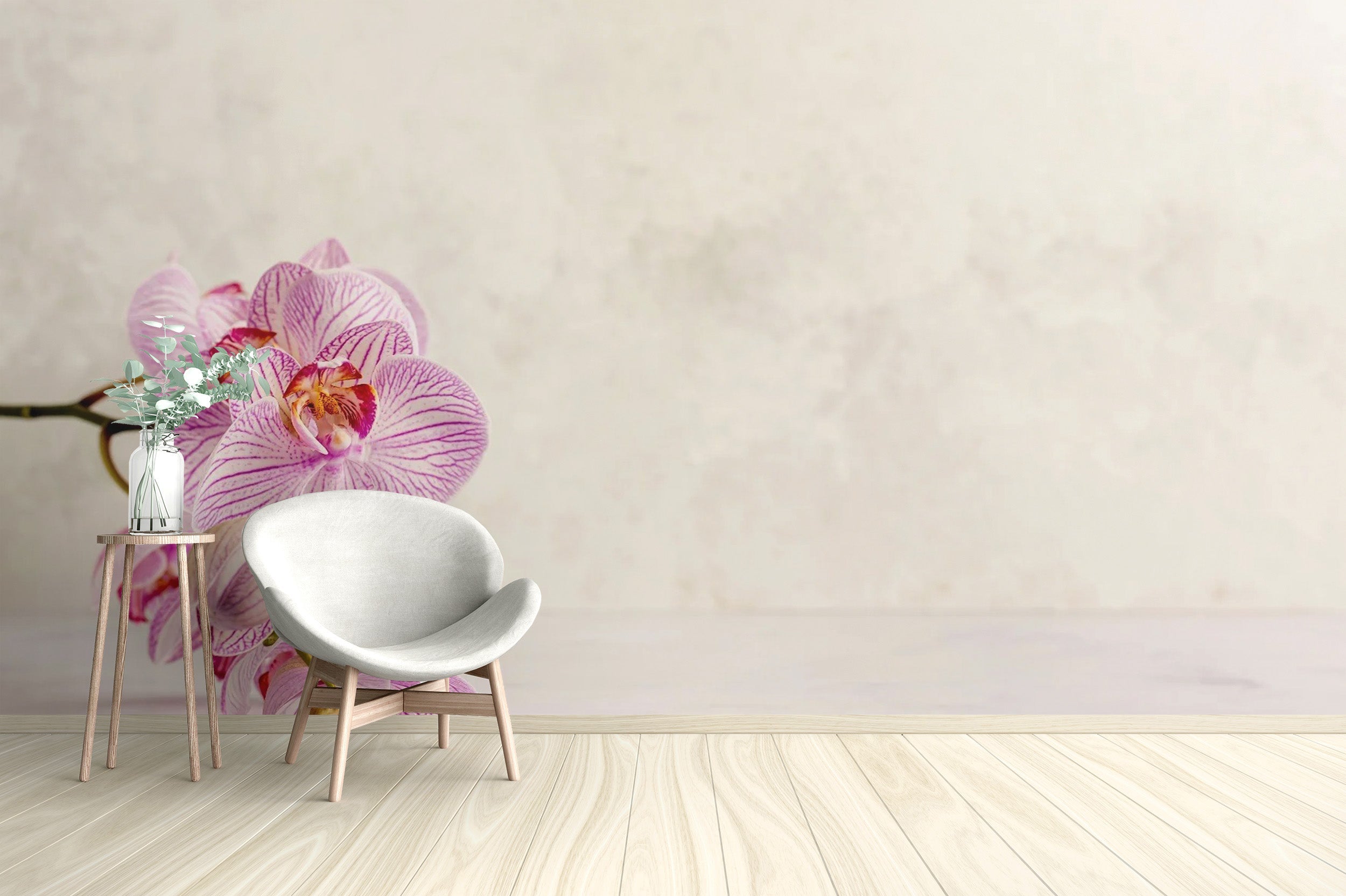 Spa Flower Wallpaper Mural - Giffywalls