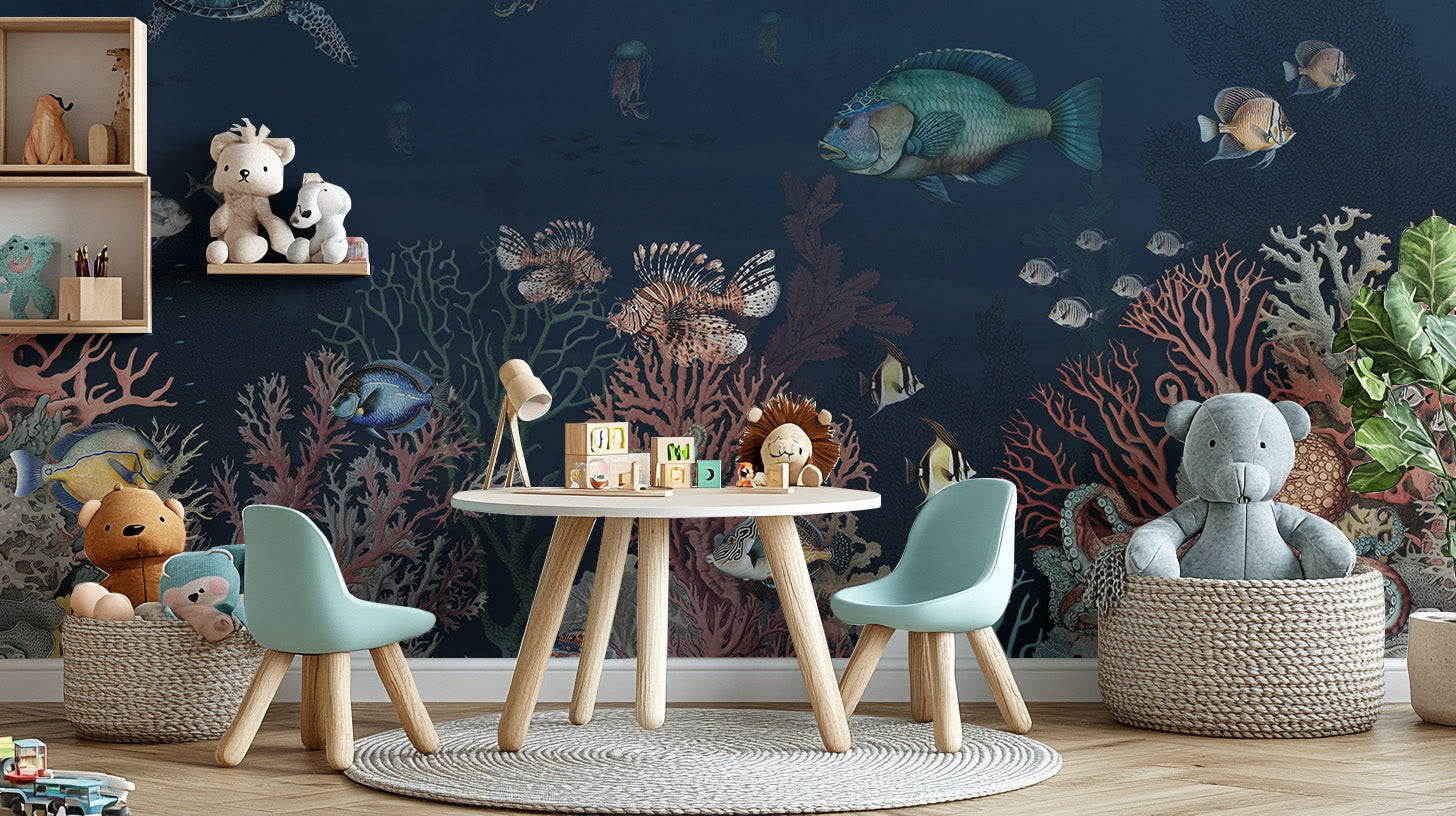 Coral Marvels Wall Mural - Giffywalls