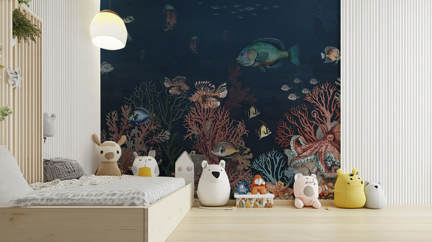 Coral Marvels Wall Mural - Giffywalls