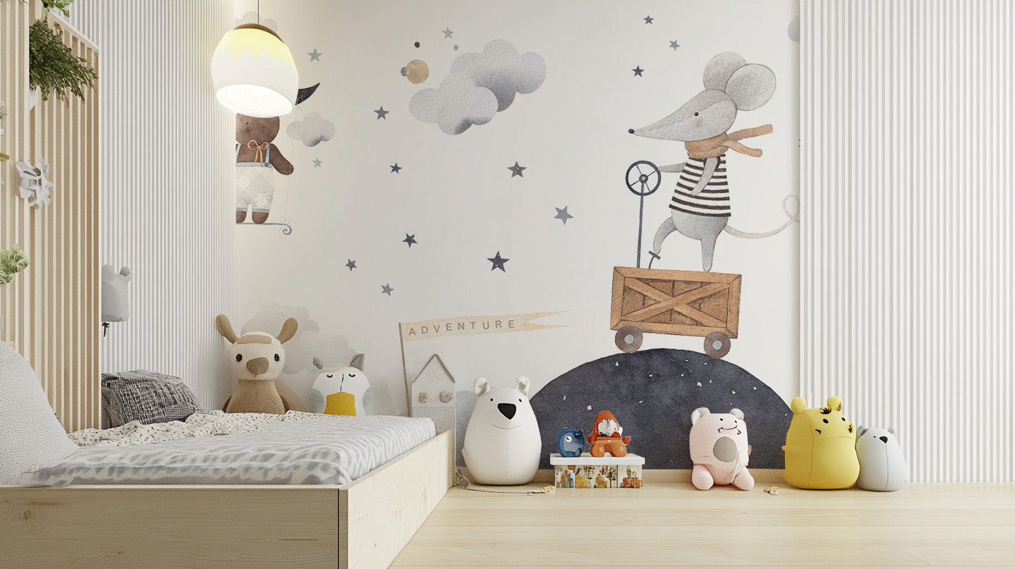 Dreamy Forest Friends Wall Mural
