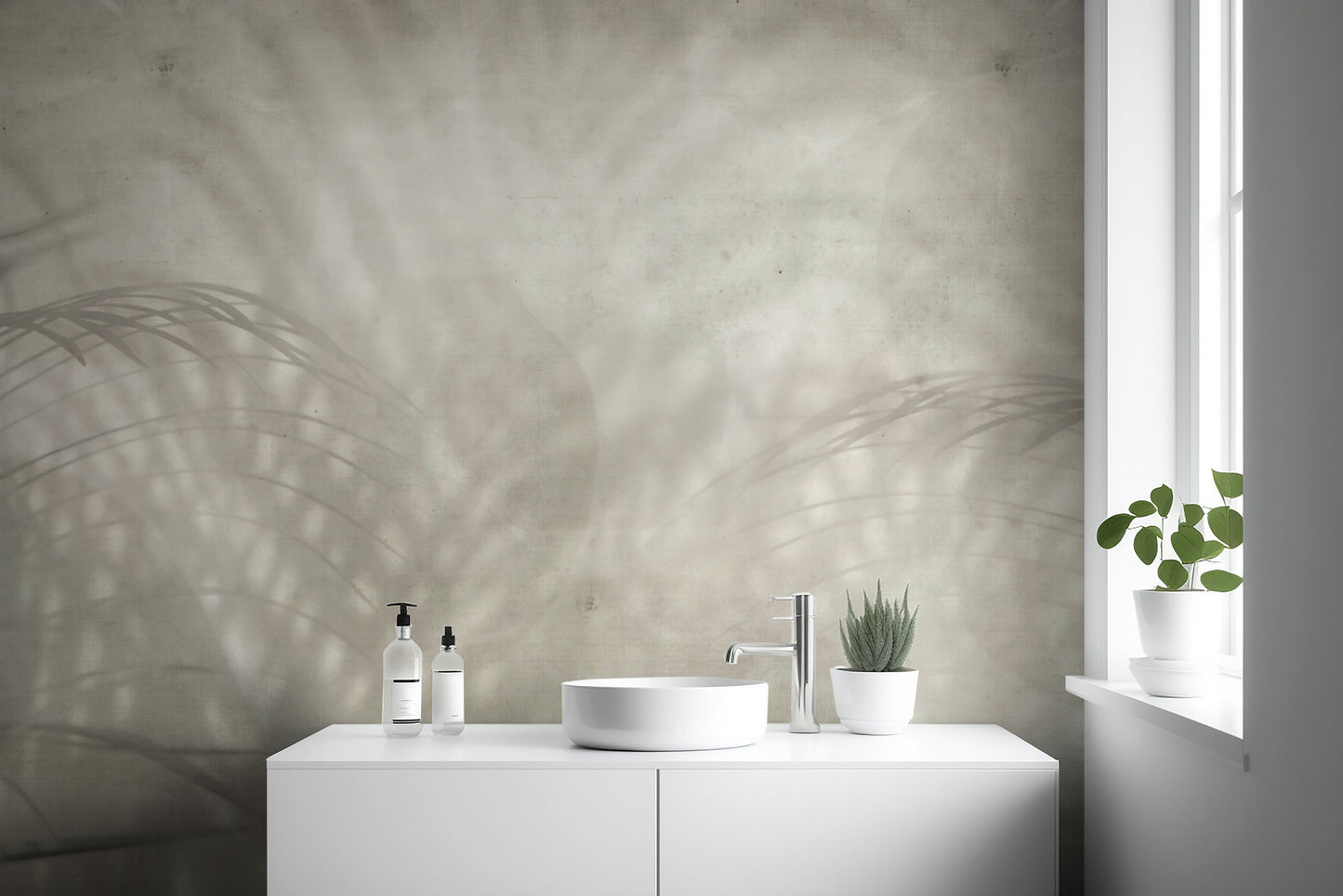 Sophisticated Nature's Grace mural for serene wall decor.
