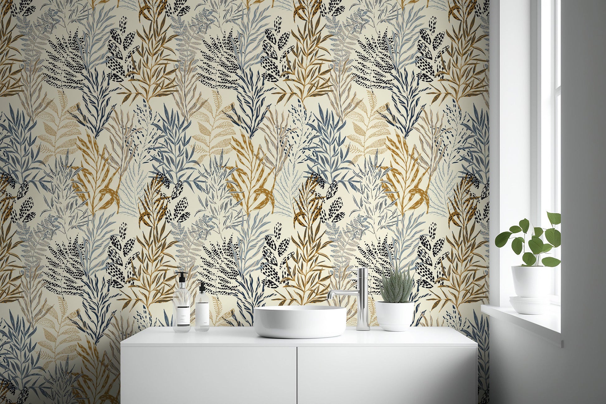 Wild Botanical Artistry Wallpaper - Giffywalls