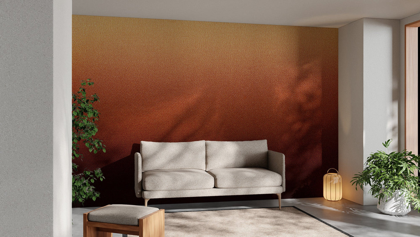 Abstract Warm Ombre Wall Mural - Giffywalls