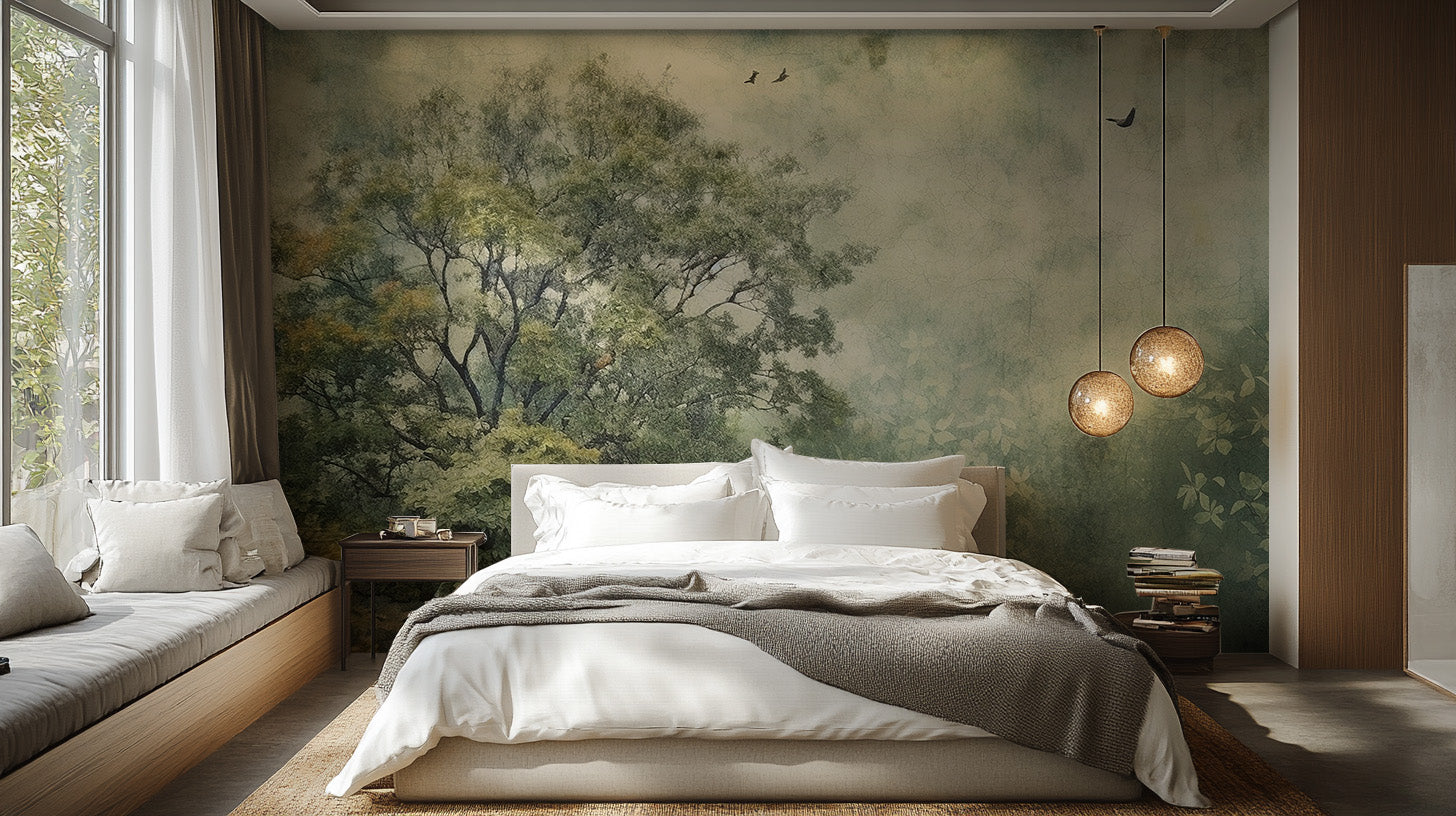 Forest Paradise Wall Mural - Giffywalls