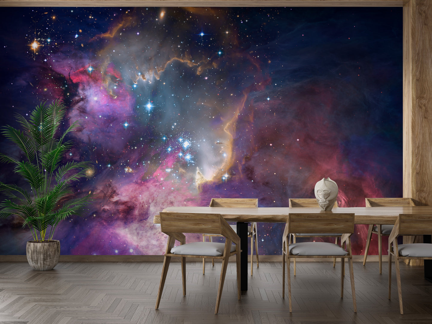 Galactic Nebula Space Wall Mural - Giffywalls