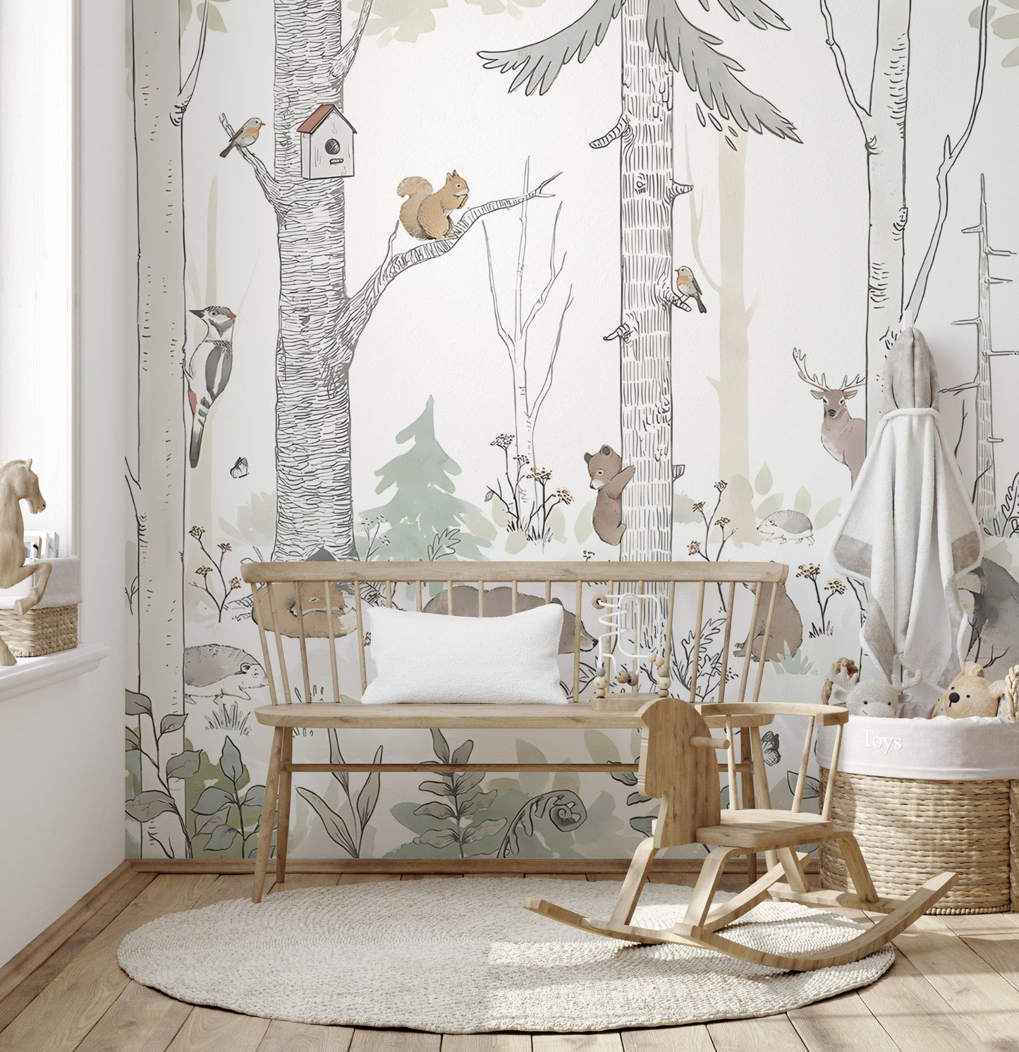 Enchanted Forest Creatures Wall Art
