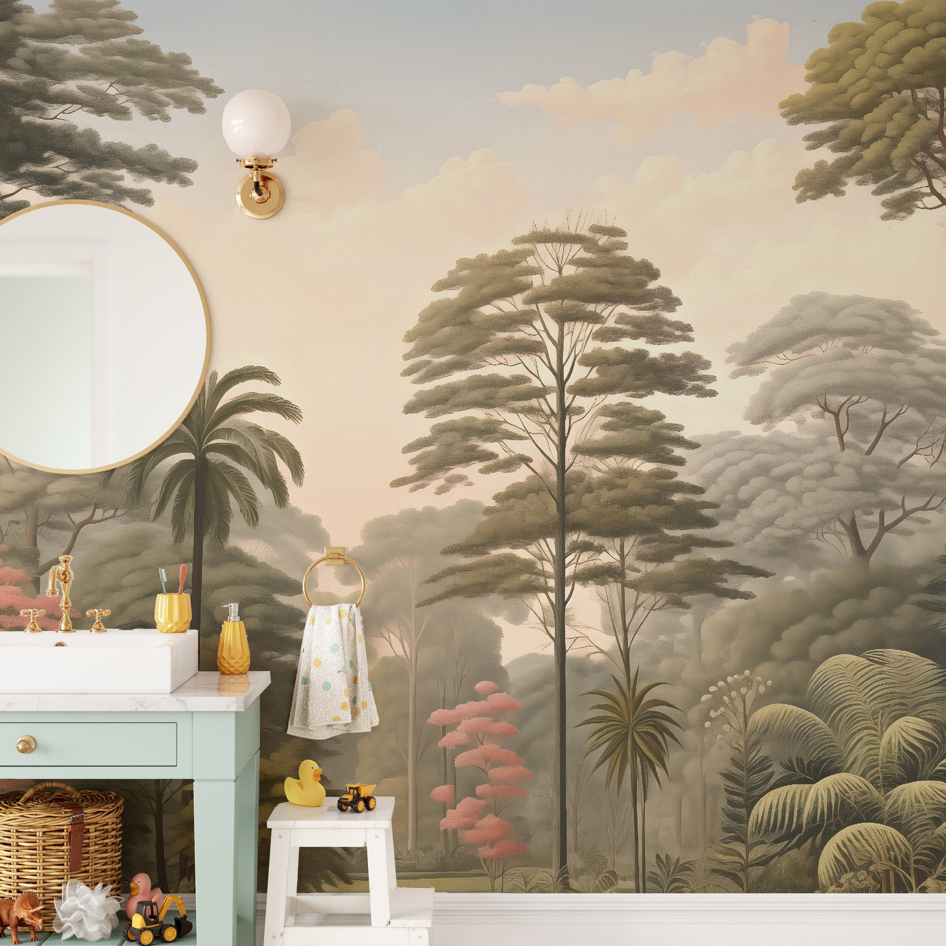 Exotic Arboretum Wallpaper Mural - Giffywalls