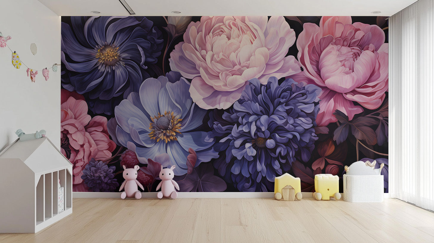 Aromatic Bouquet Wallpaper Mural - Giffywalls