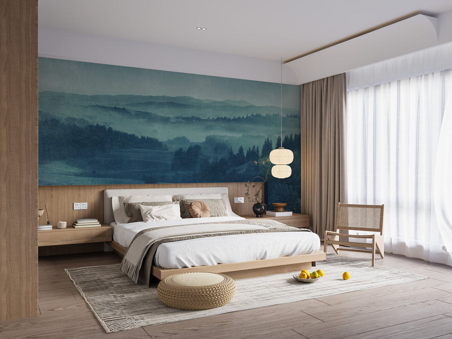 Twilight Landscape Wallpaper Mural - Giffywalls