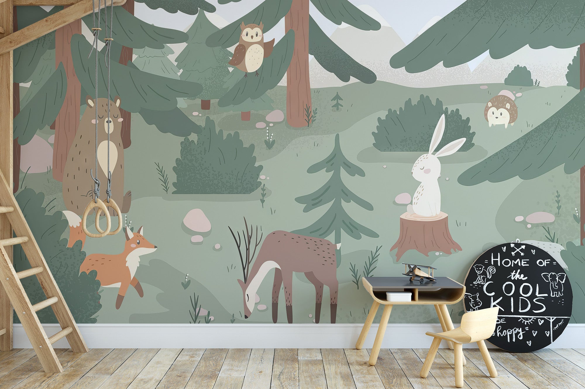 Forest Fables Wall Mural - Giffywalls