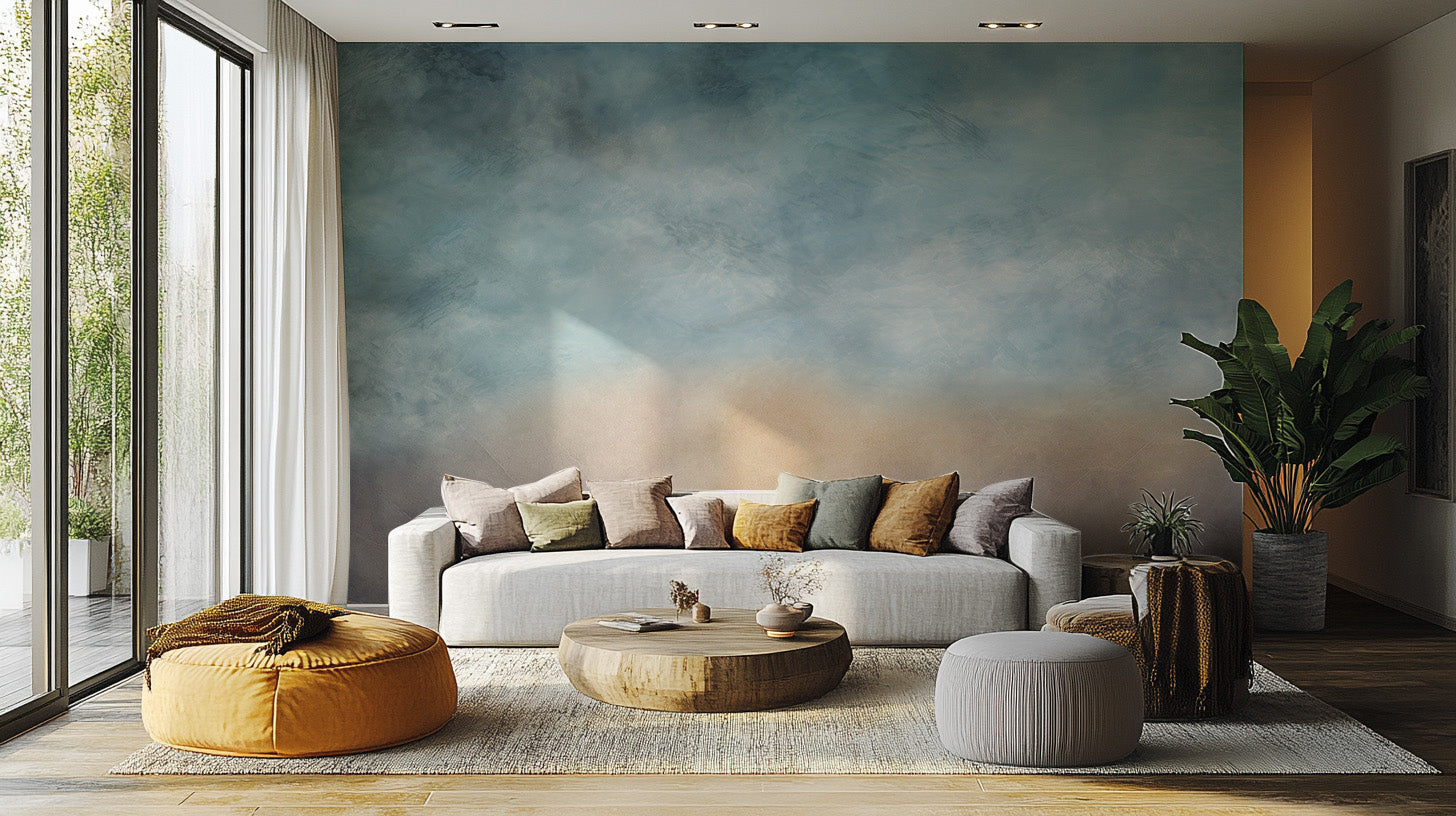 Ombre Cloud Wall Mural - Giffywalls