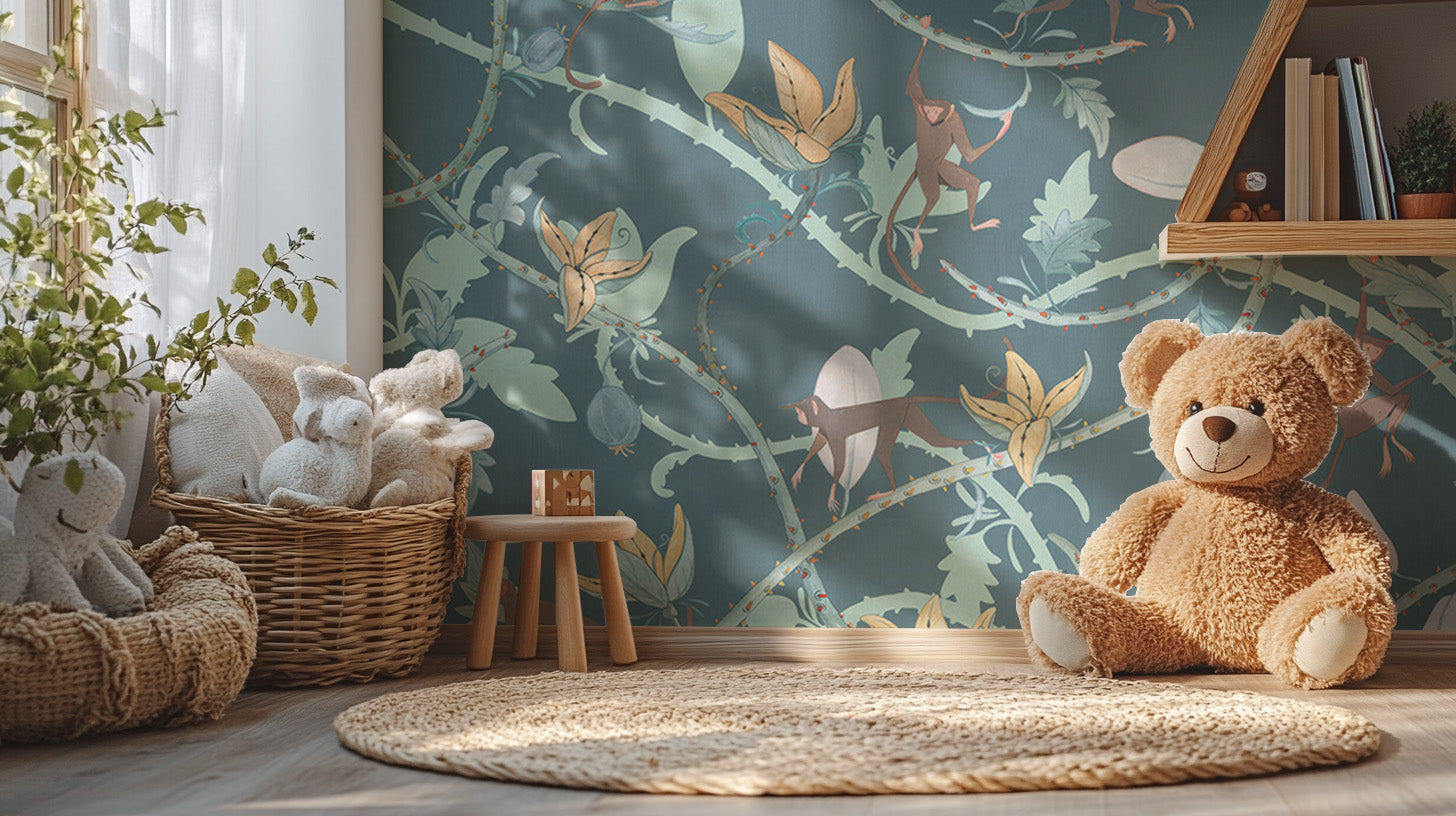 Forest Animals Pattern Wallpaper - Giffywalls