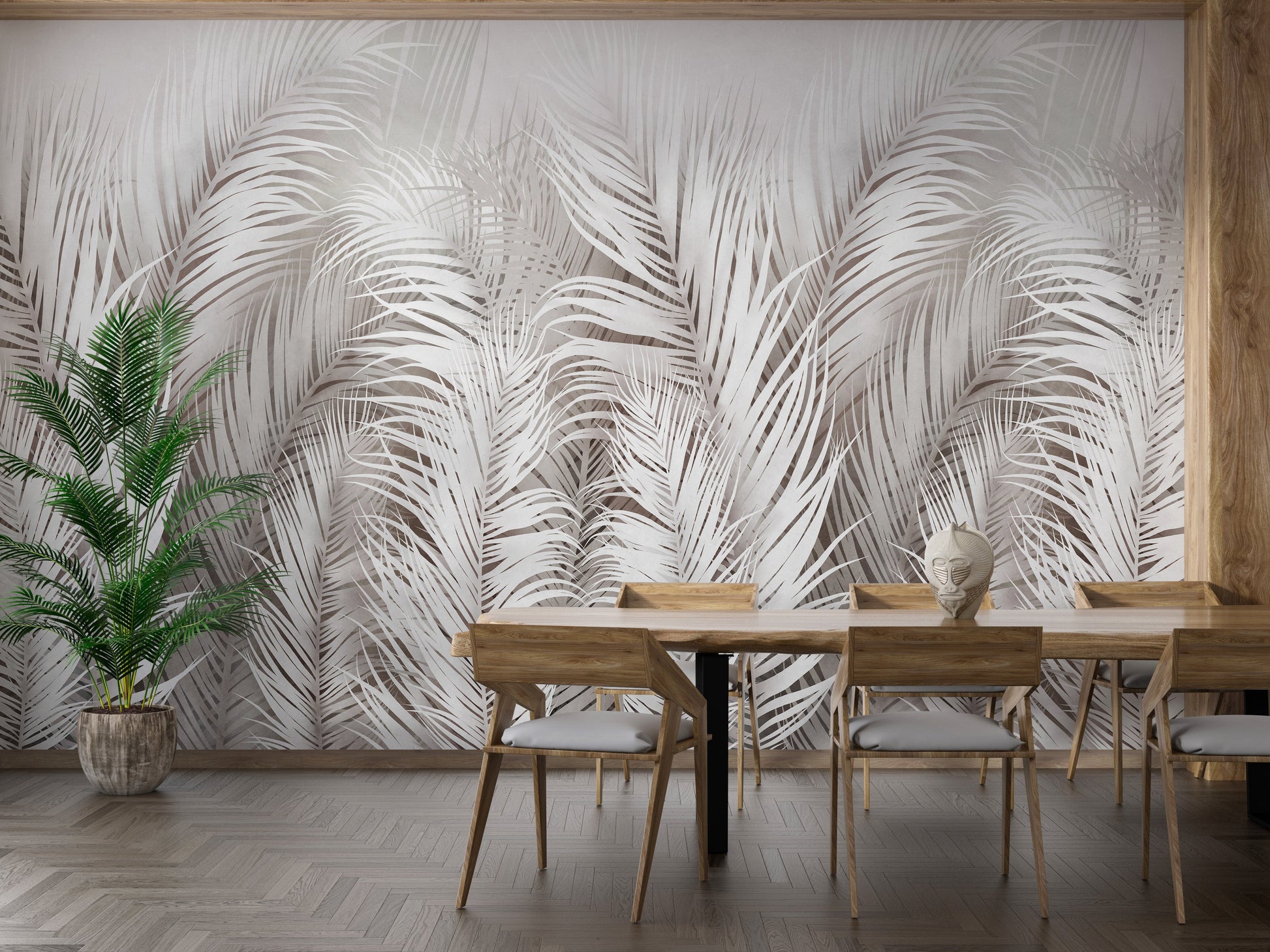 Seraphic Feather Array Wall Mural - Giffywalls