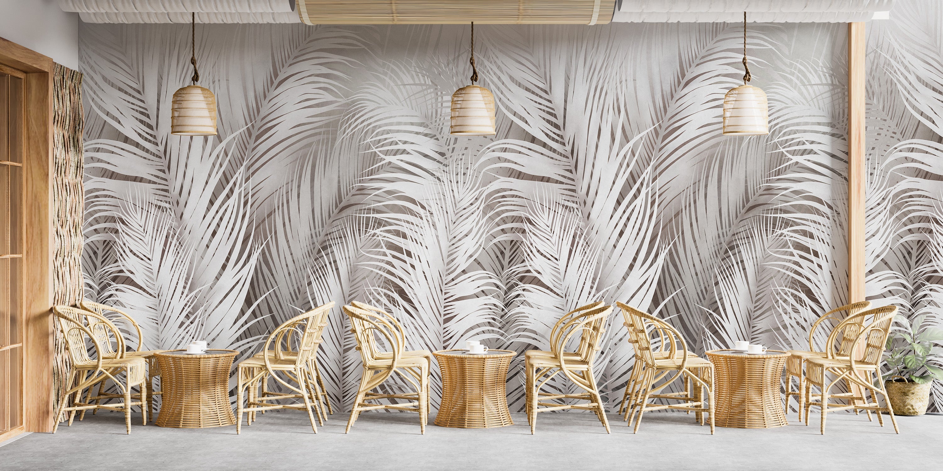 Nature-inspired wallpaper for modern homes