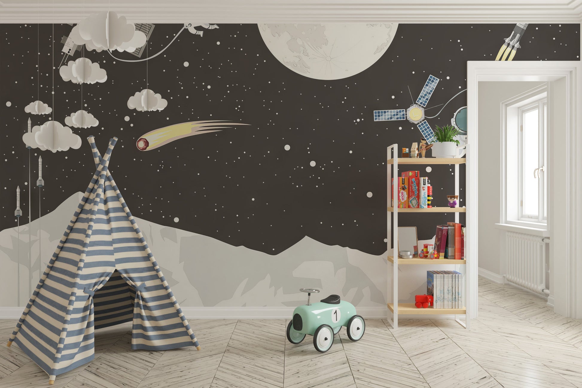 Galactic Gourmet Wall Mural - Giffywalls