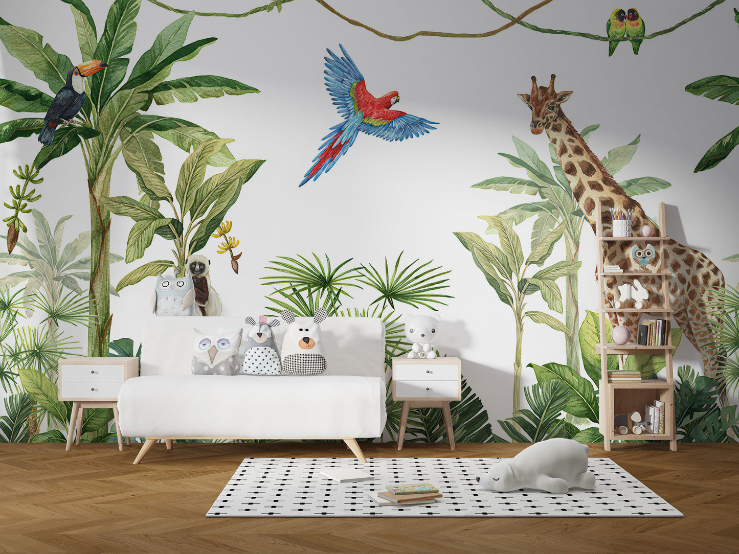 Animals Kingdom & Plants Wallpaper Mural - Giffywalls