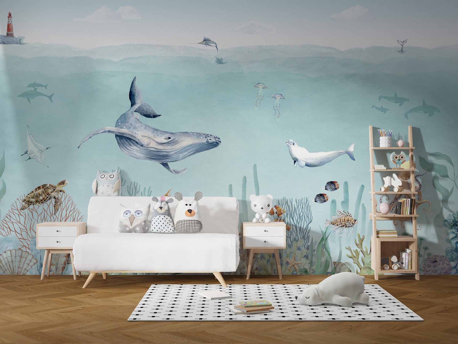 Secret sea life wallpaper murals - Giffywalls