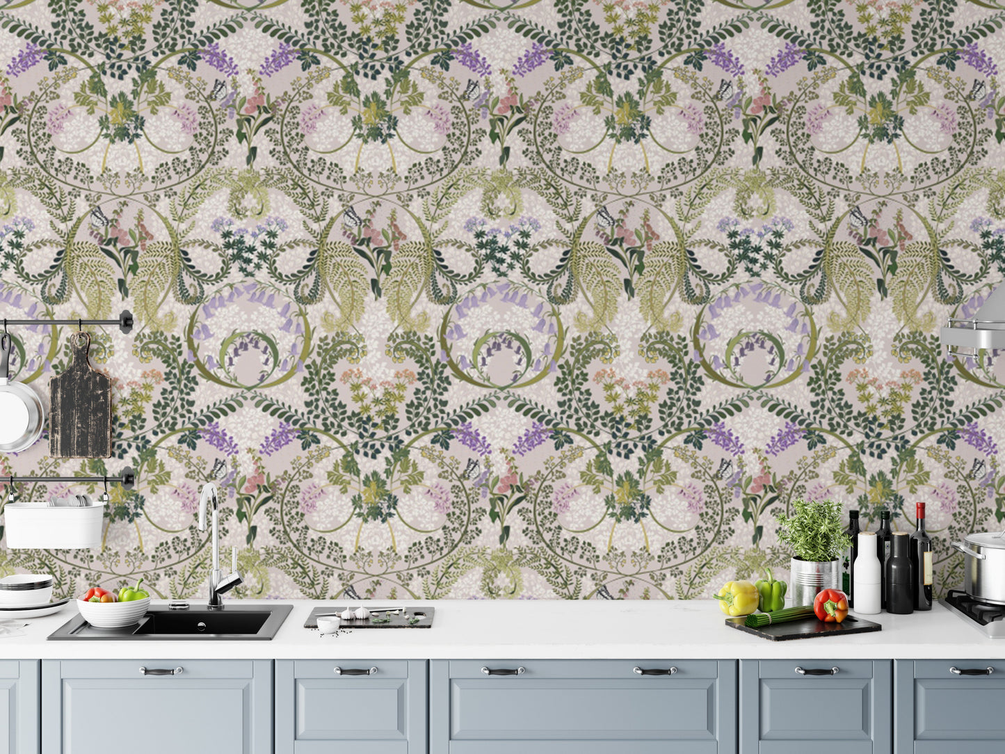 Nature-inspired Enchanted Forest Fauna wallpaper for cozy decor