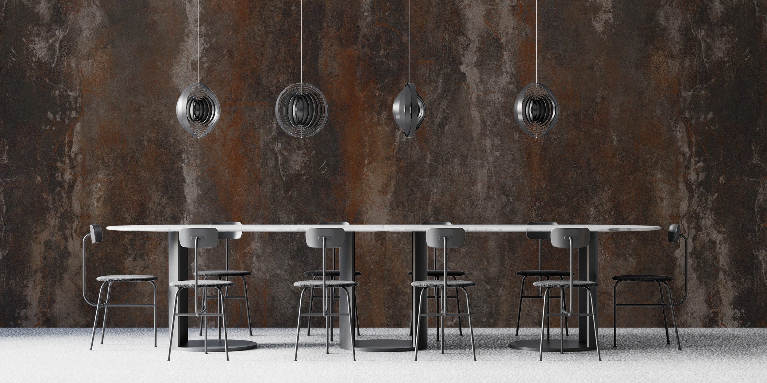 Rustic Metal Texture Wallpaper Mural - Giffywalls