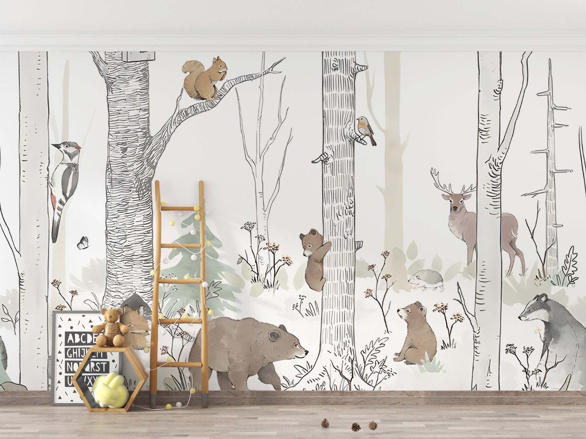 Fairy Tale Forest Fauna Wall Decor
