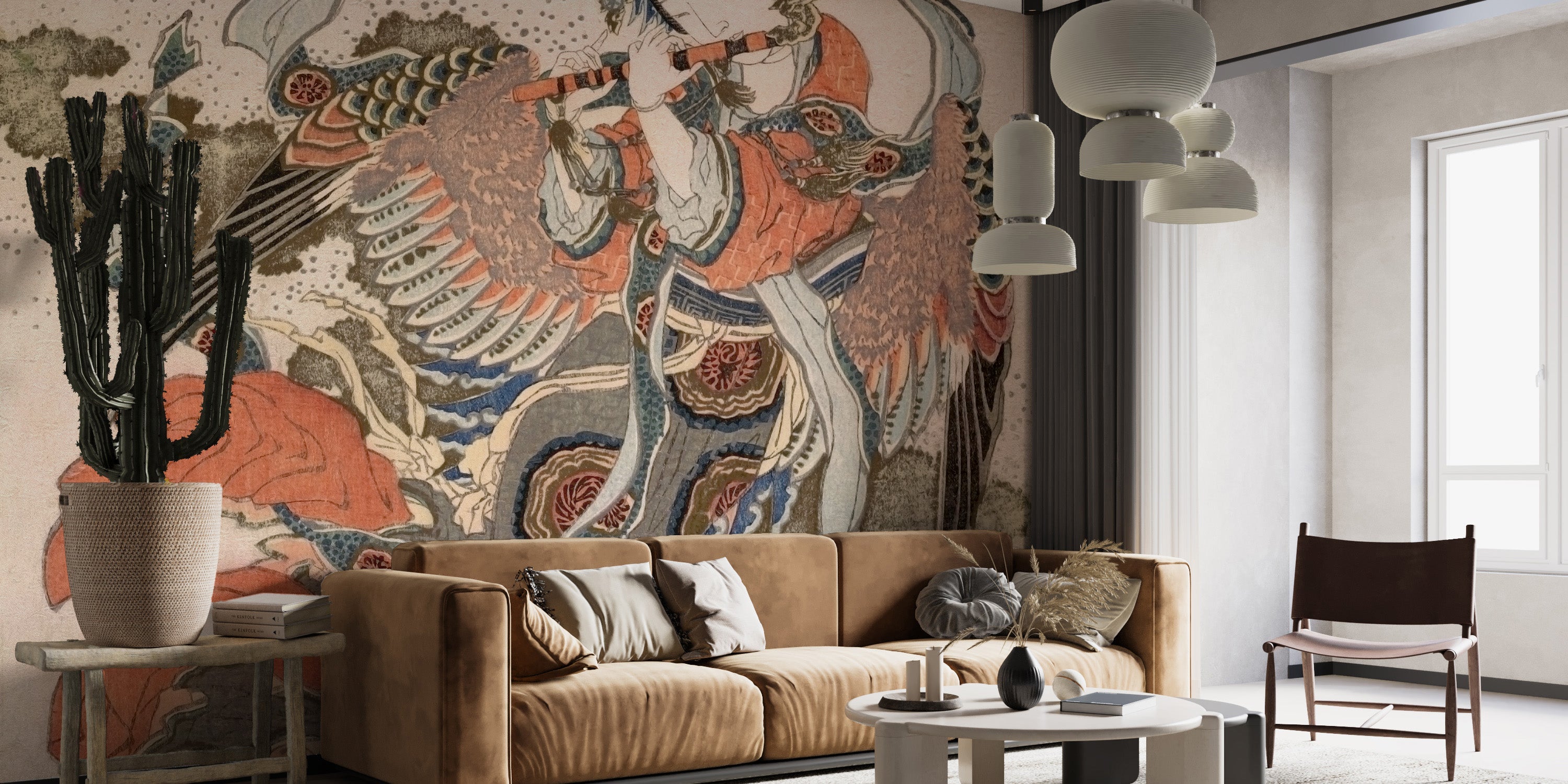 Asian Angel Wallpaper Mural - Giffywalls