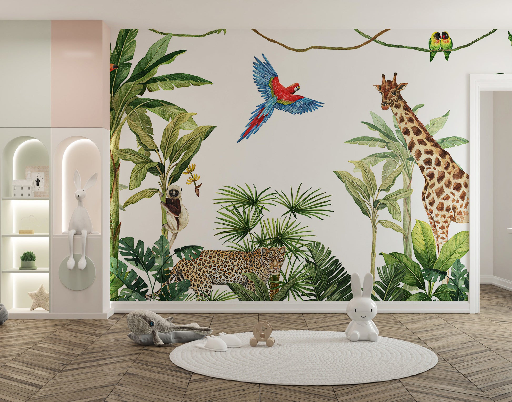 Animals Kingdom & Plants Wallpaper Mural - Giffywalls