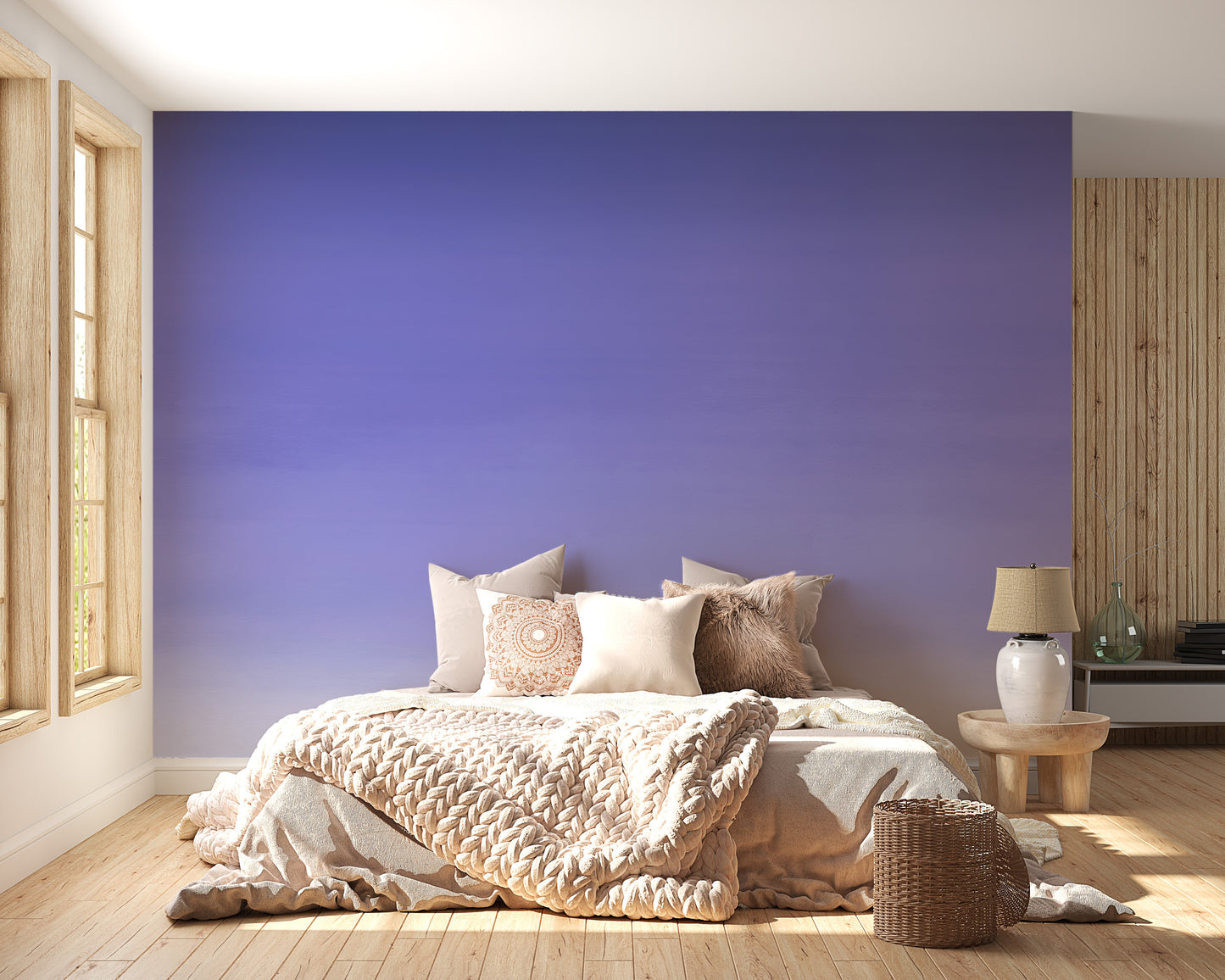 Purple Ombre Wall Mural - Giffywalls