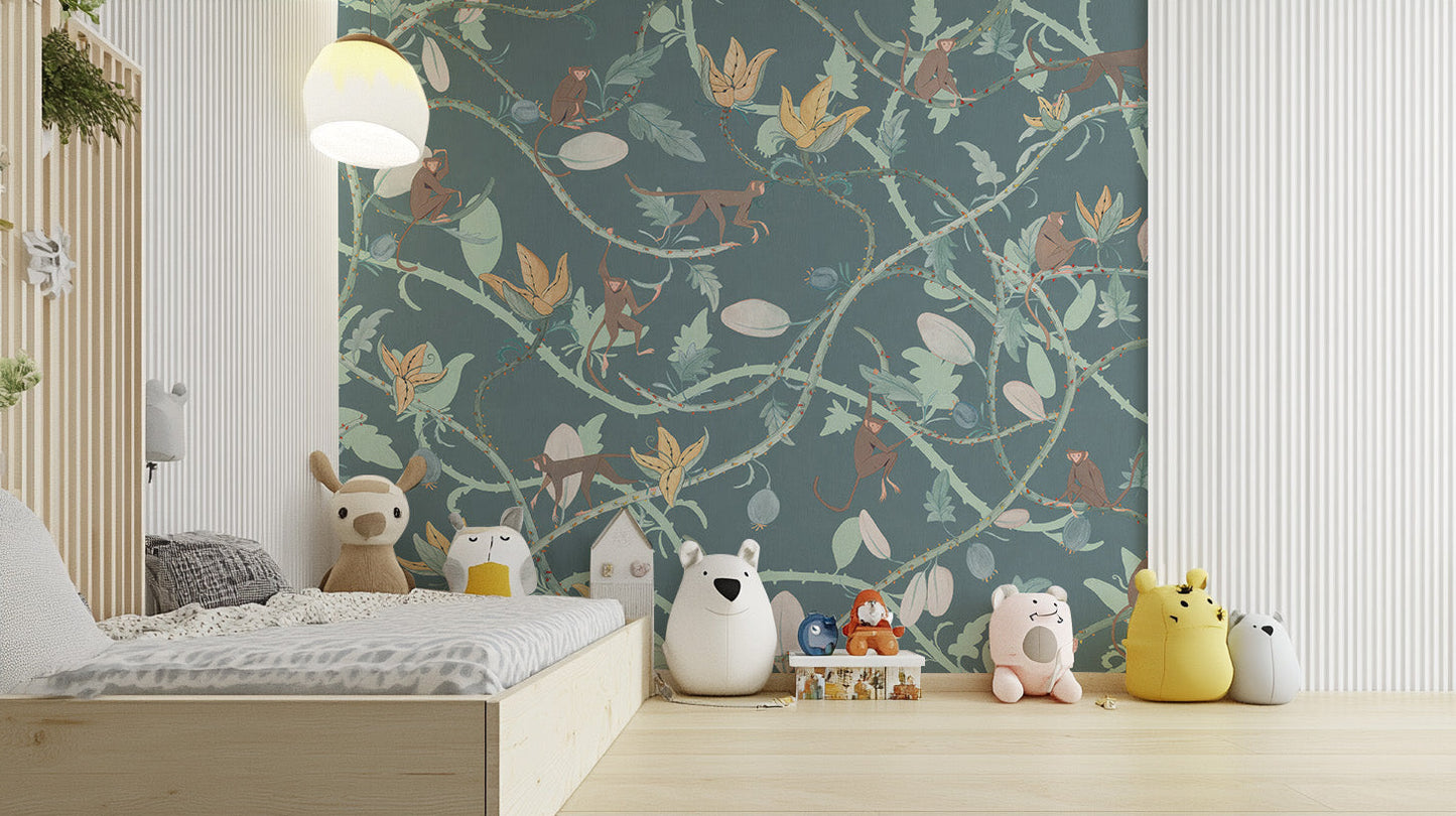 Forest Animals Pattern Wallpaper - Giffywalls