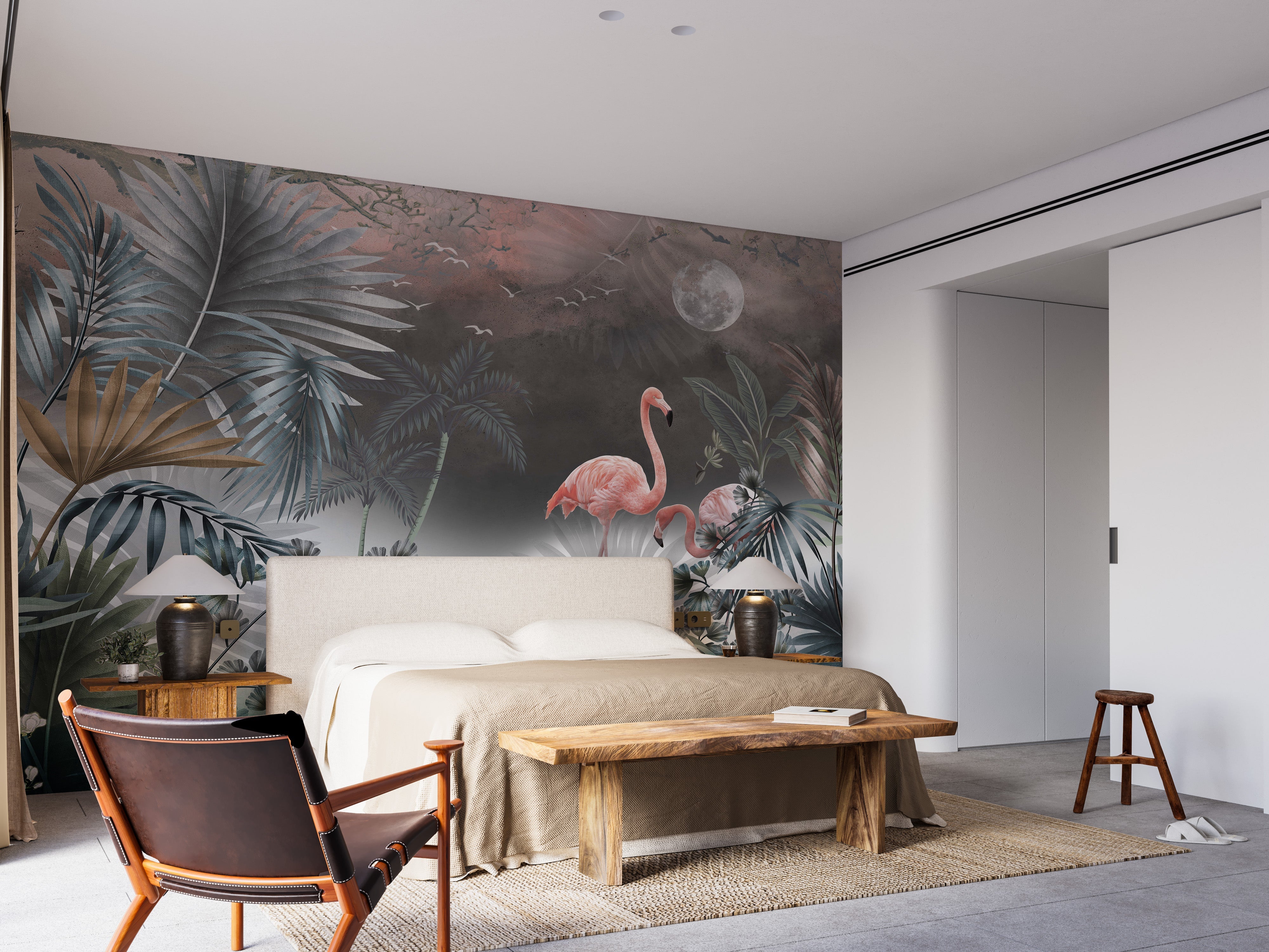 Monstera Leaves Wallpaper Murals - Giffywalls