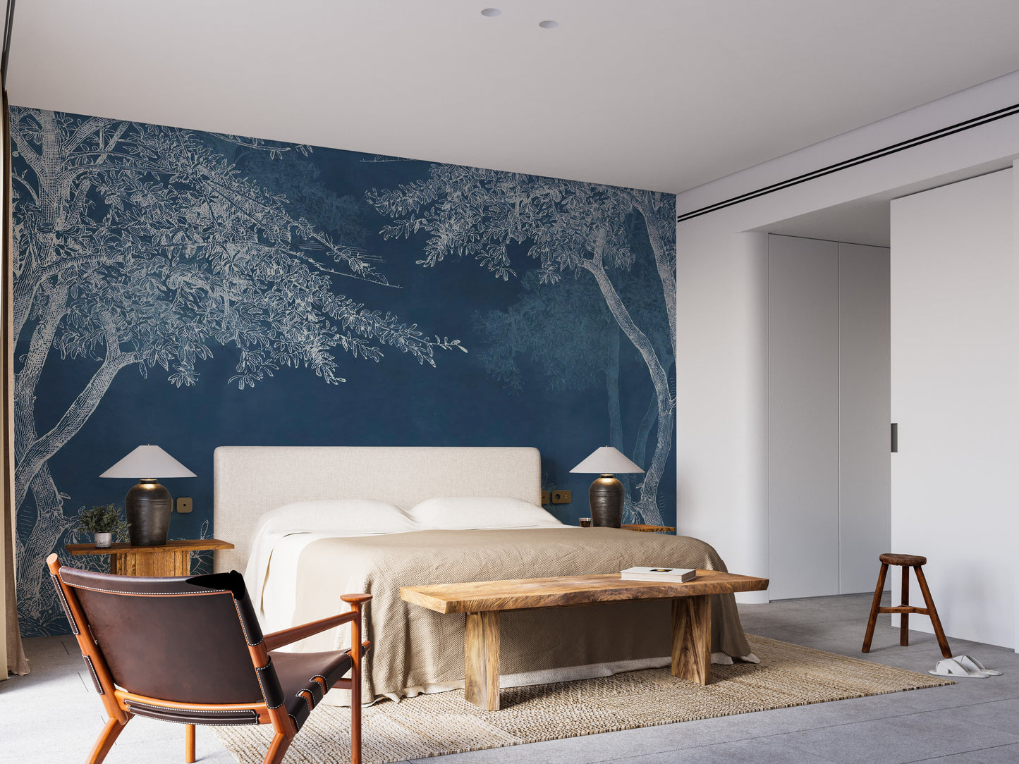 Blue Woods Wallpaper Murals - Giffywalls