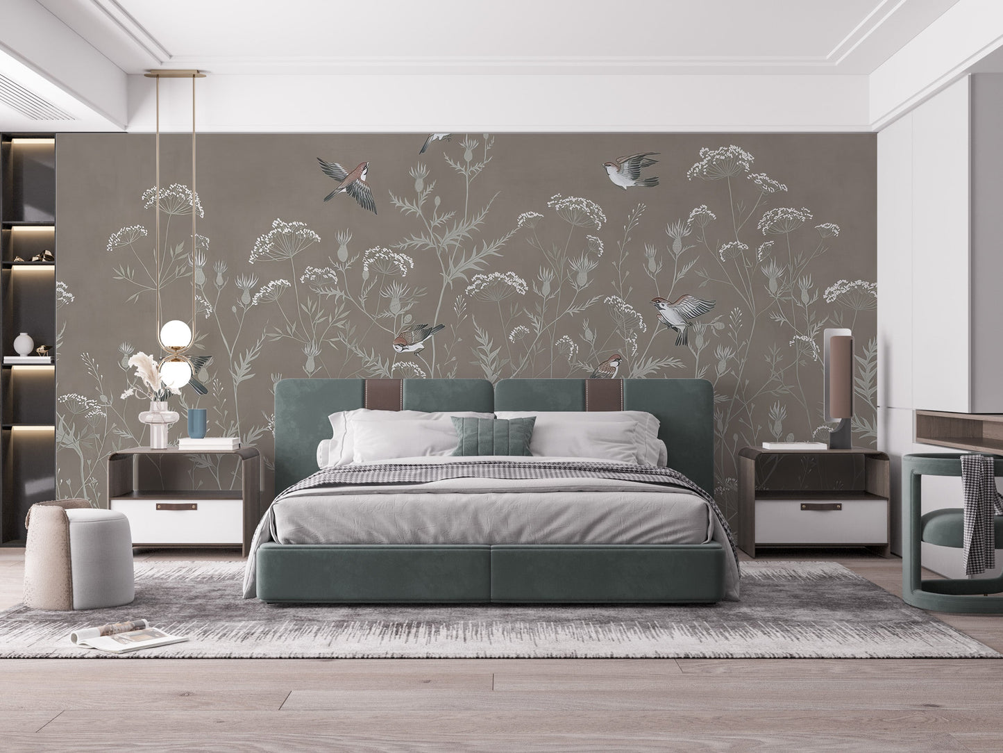 Meadow Melody Wallpaper Mural - Giffywalls