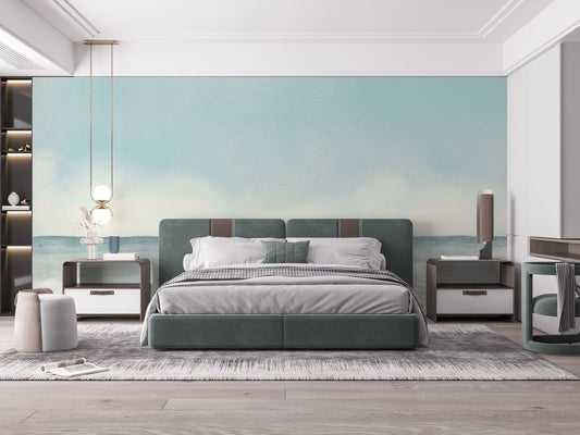 Serene Seashore Serenade Wallpaper Mural