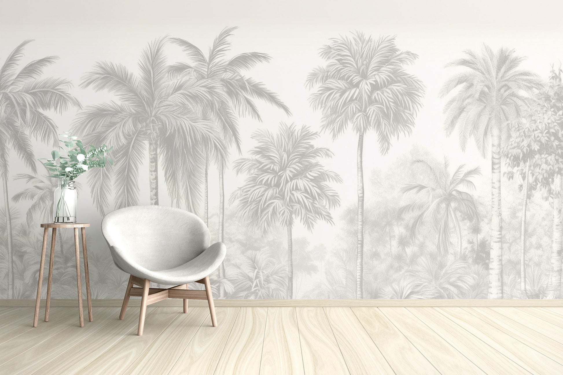 Palm Tree Wallpaper Mural - Giffywalls