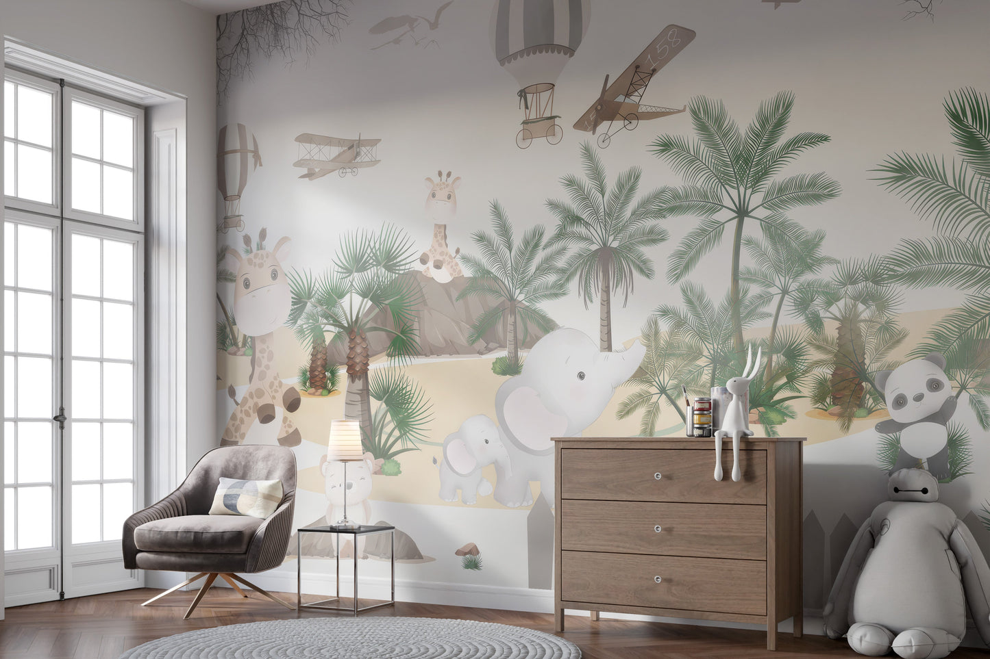 Jungle Jamboree Wall Mural - Giffywalls