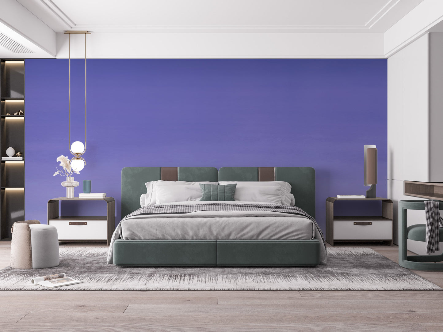 Purple Ombre Wall Mural - Giffywalls