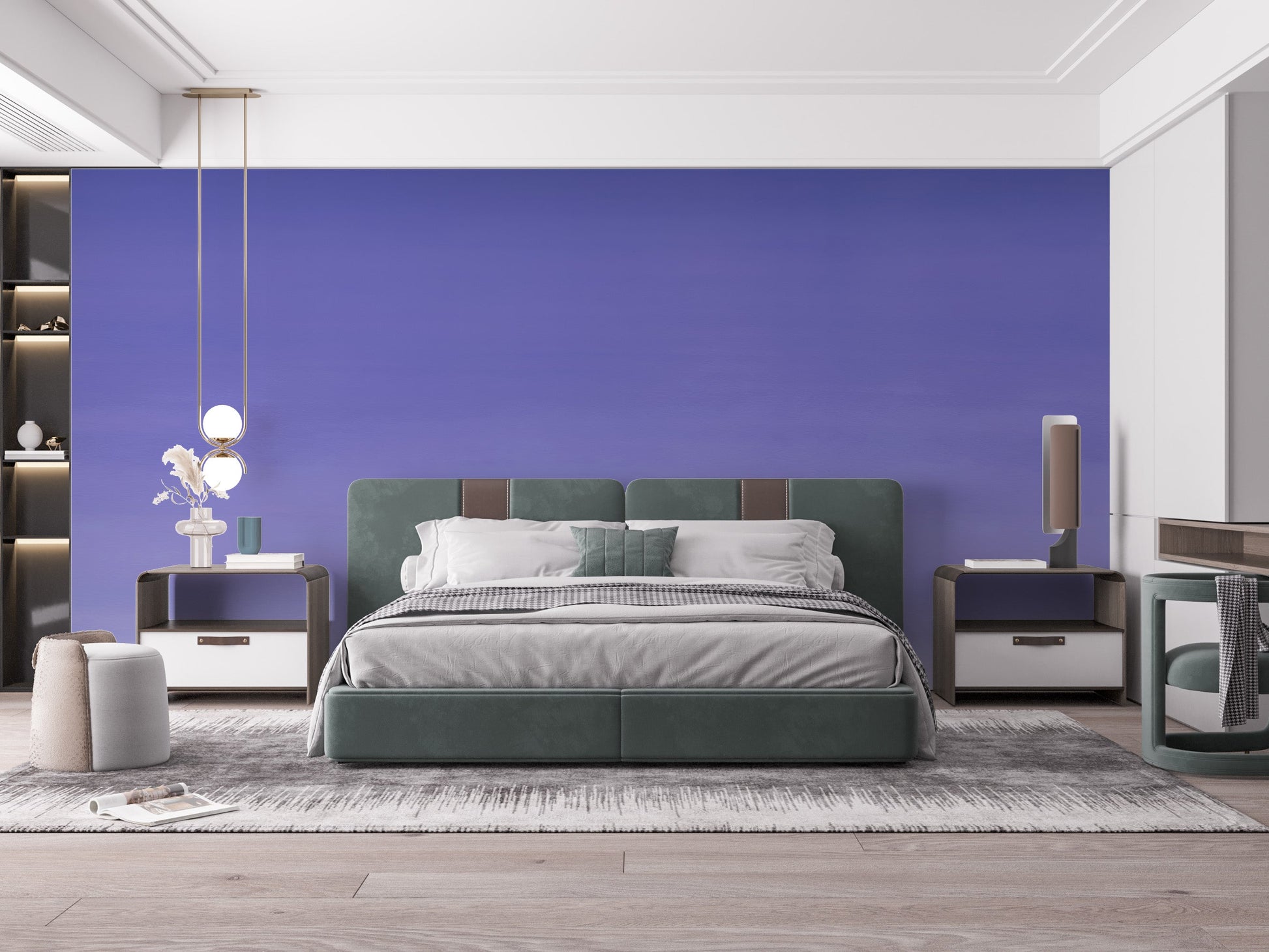 Purple Ombre Wall Mural - Giffywalls