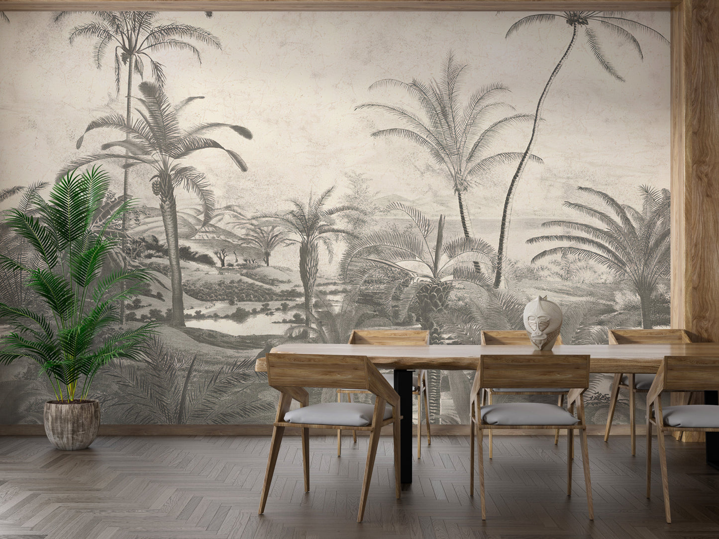 Wild Jungle Trees Wallpaper Murals - Giffywalls