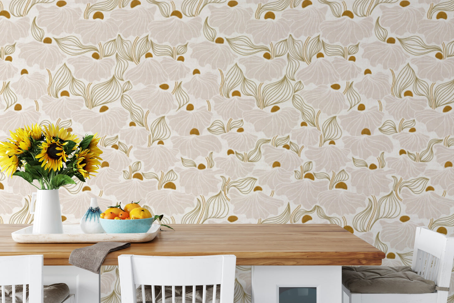 Ethereal Antique Meadow Dance Wallpaper - Giffywalls