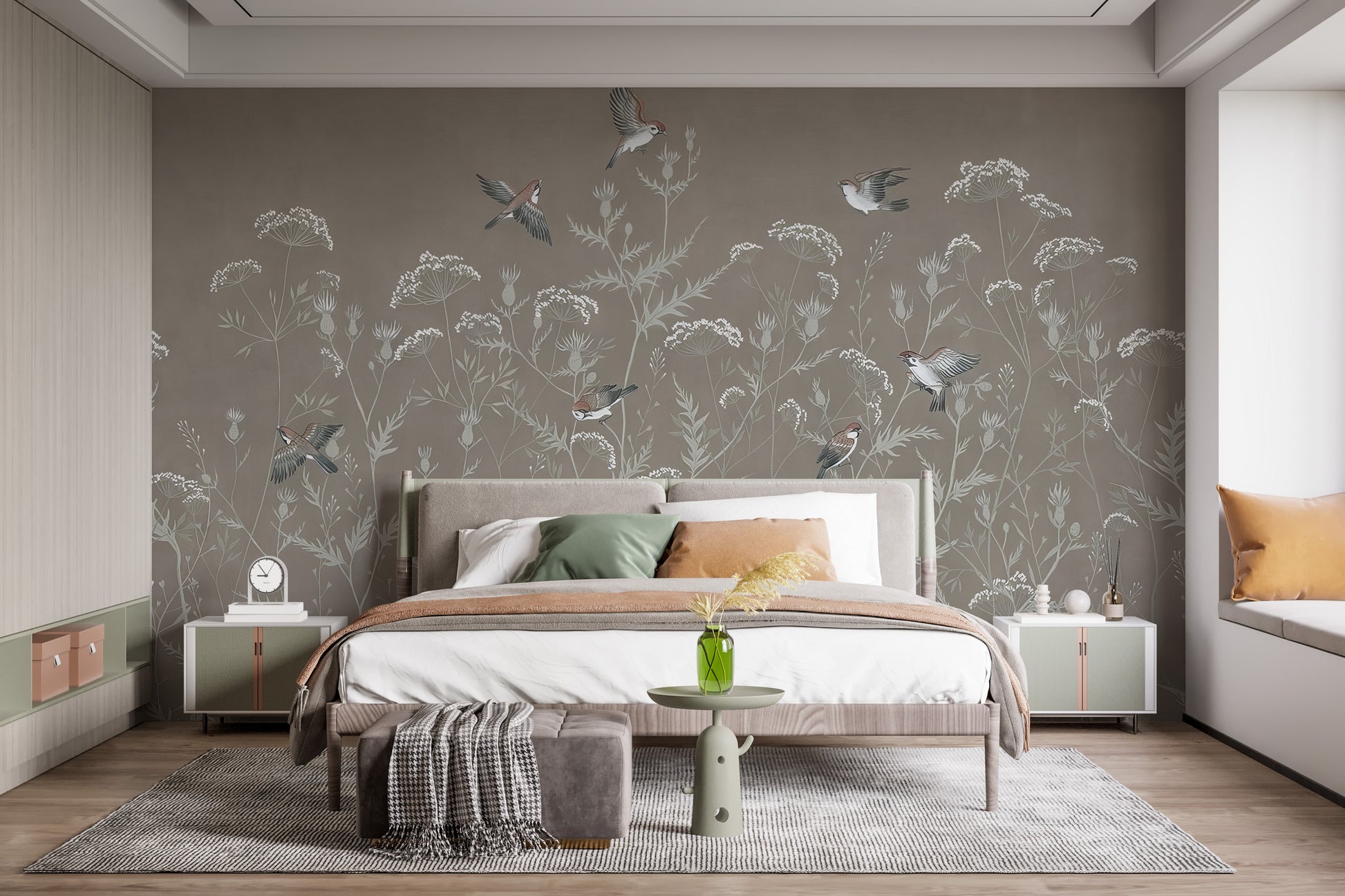 Meadow Melody Wallpaper Mural - Giffywalls