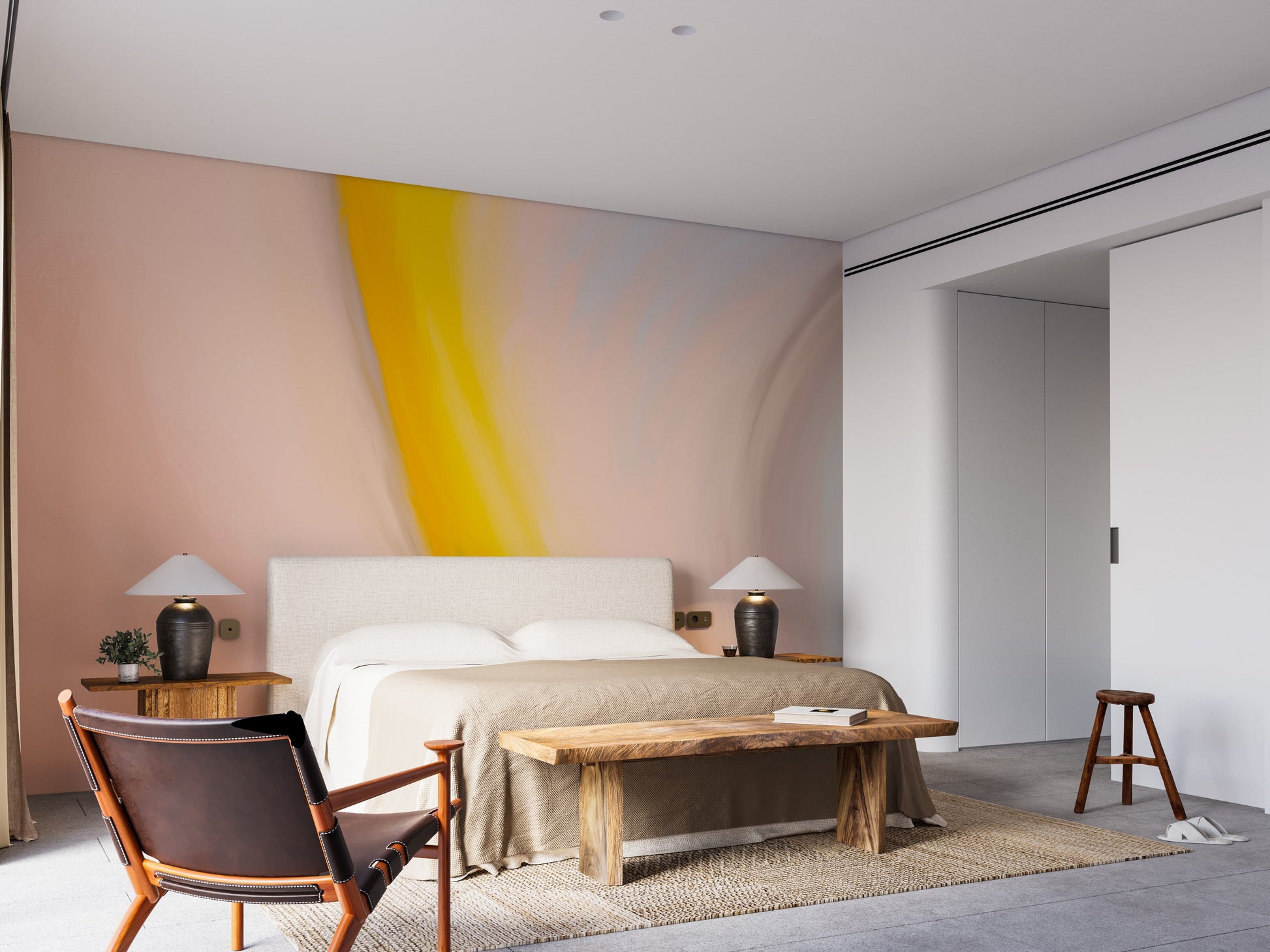 Vibrant Abstract Wall Mural - Giffywalls