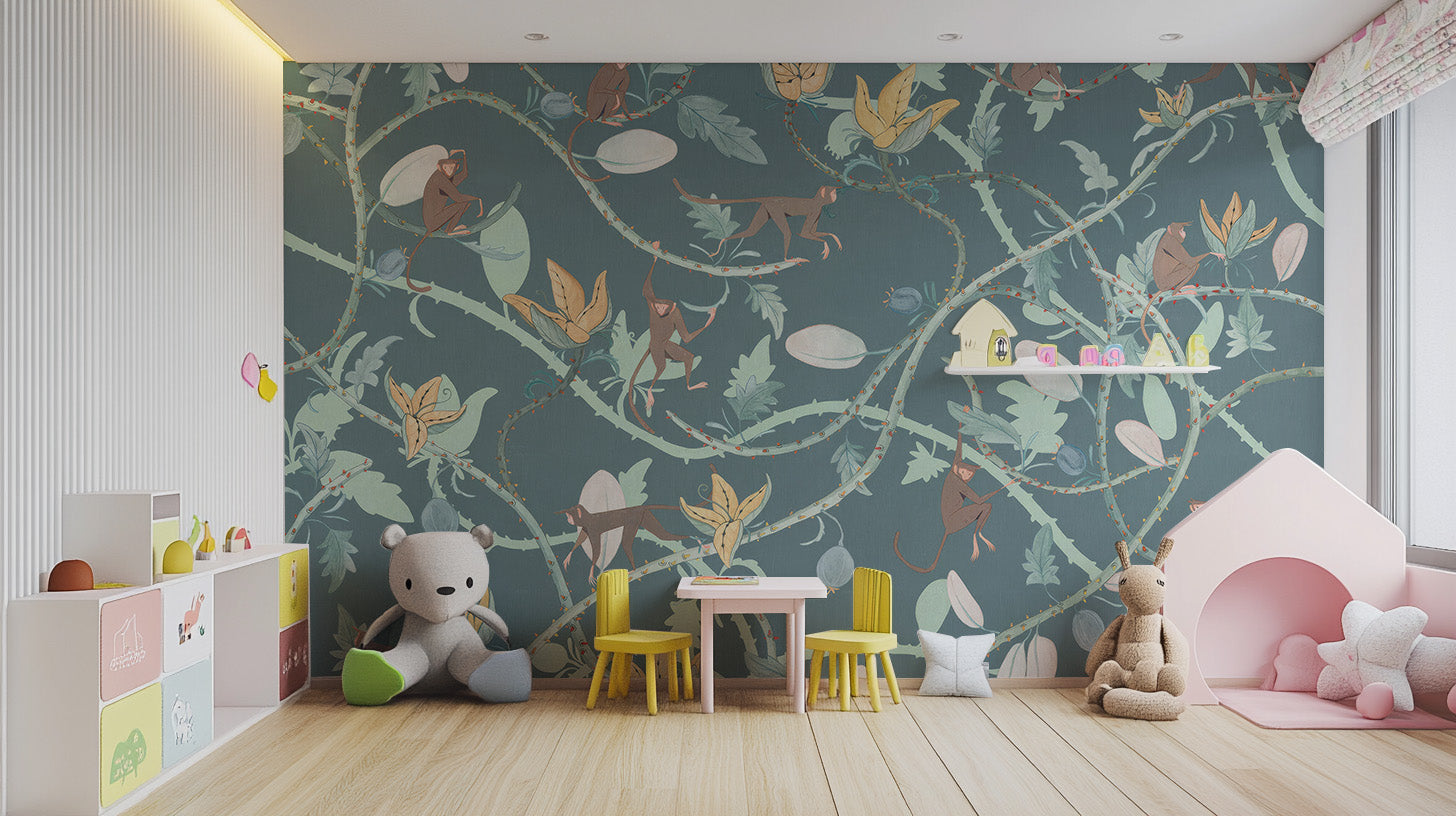 Forest Animals Pattern Wallpaper - Giffywalls