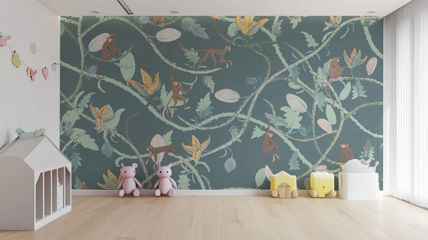 Forest Animals Pattern Wallpaper - Giffywalls