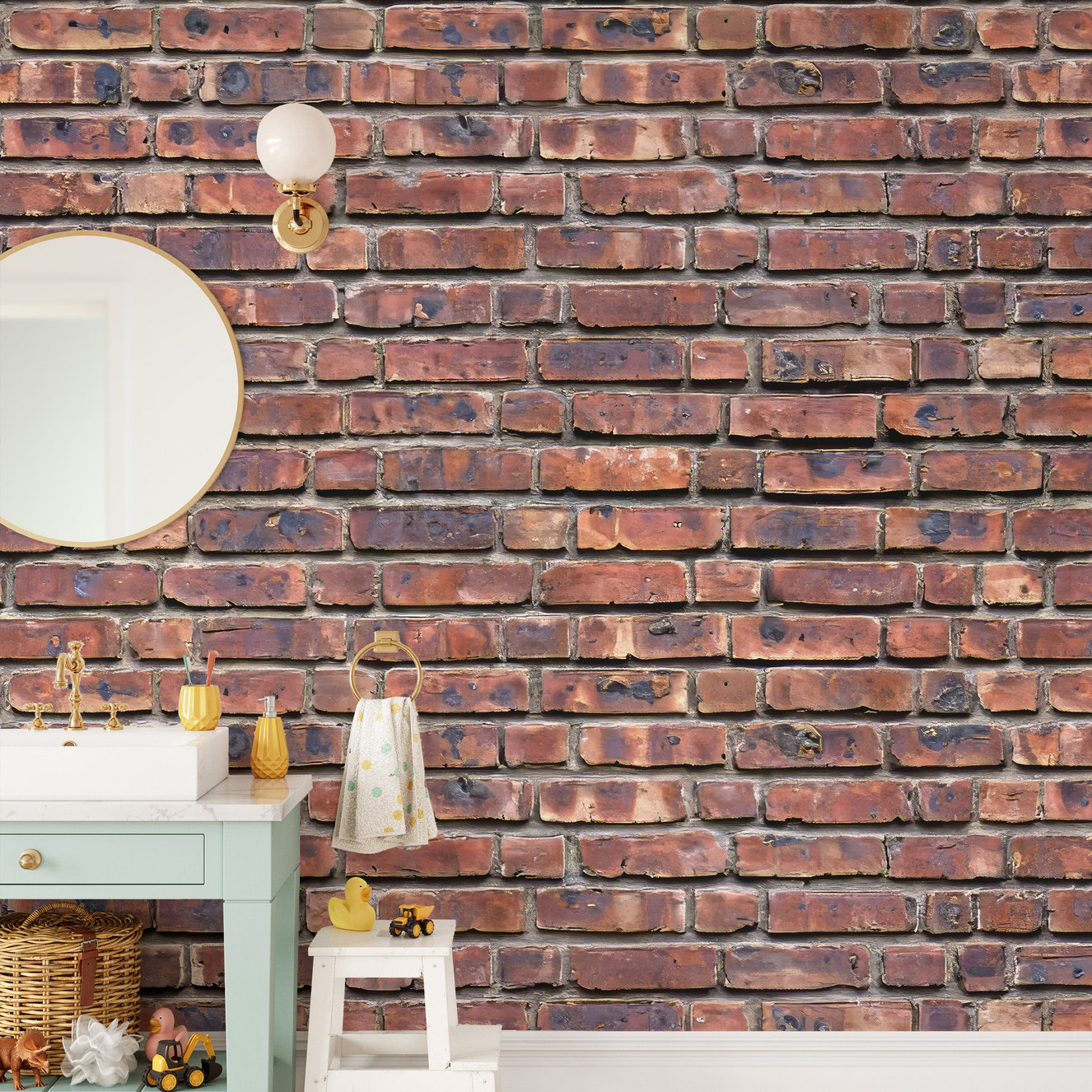 Heritage Brickwork Wallpaper