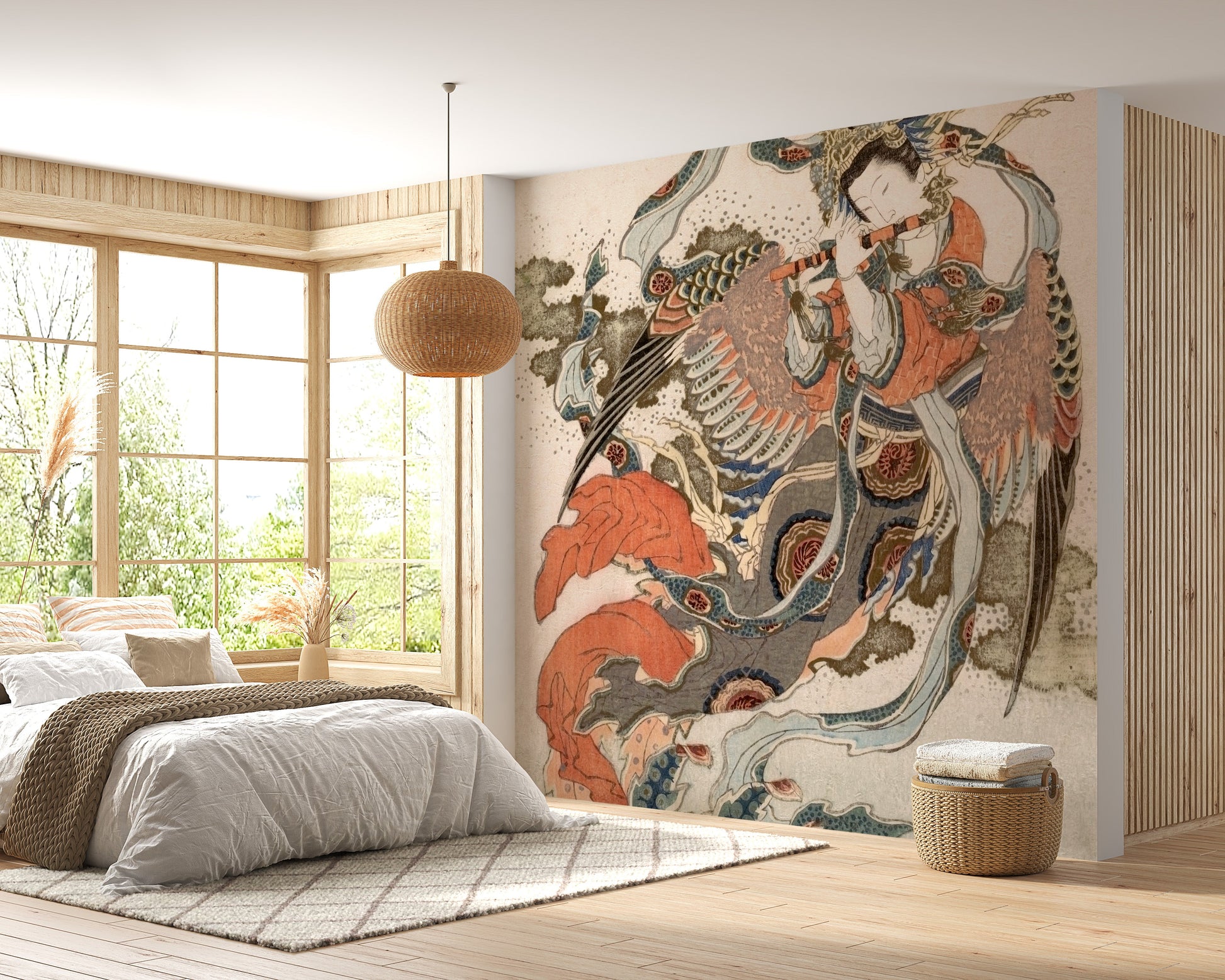 Asian Angel Wallpaper Mural - Giffywalls