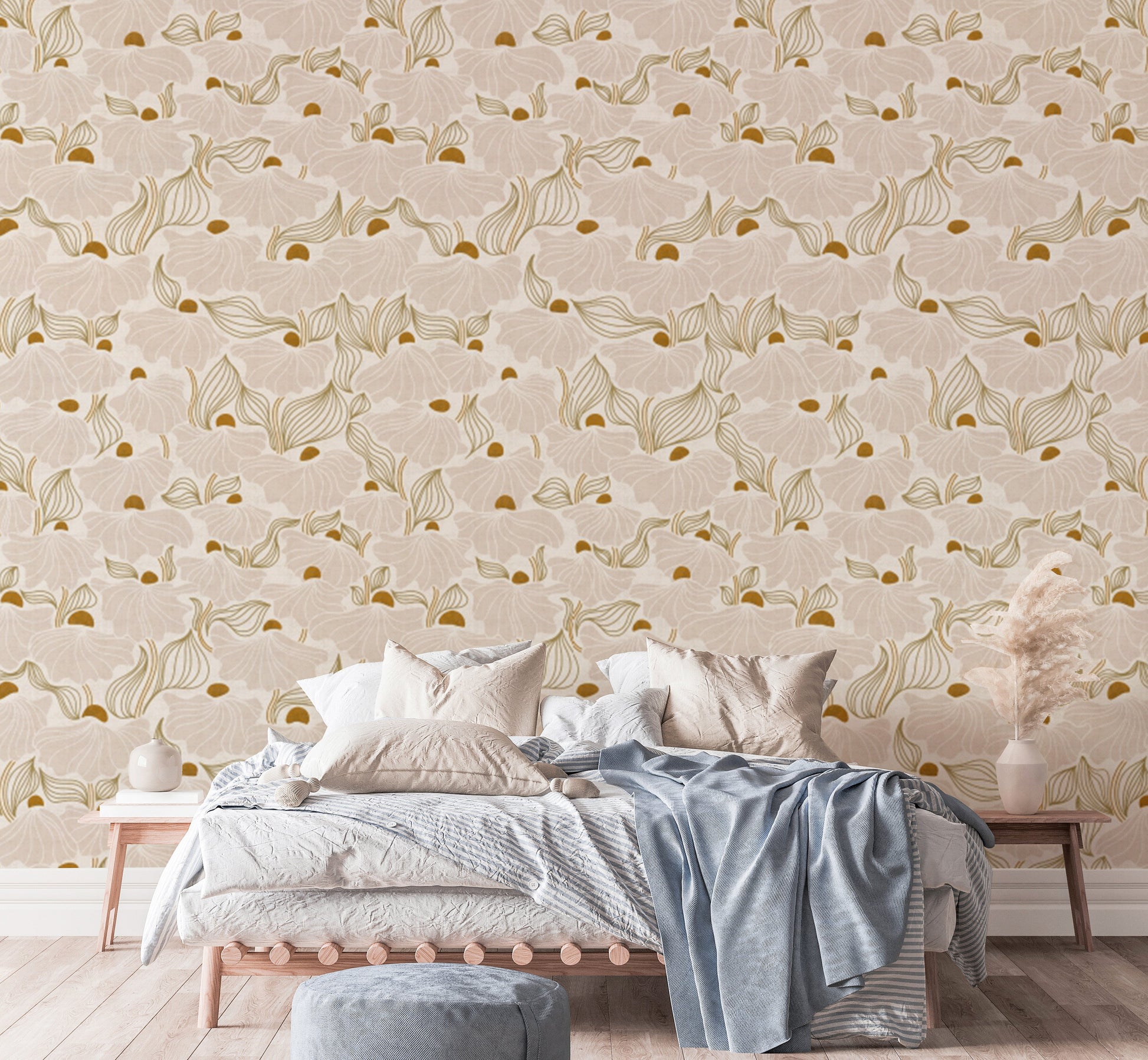 Ethereal Antique Meadow Dance Wallpaper - Giffywalls